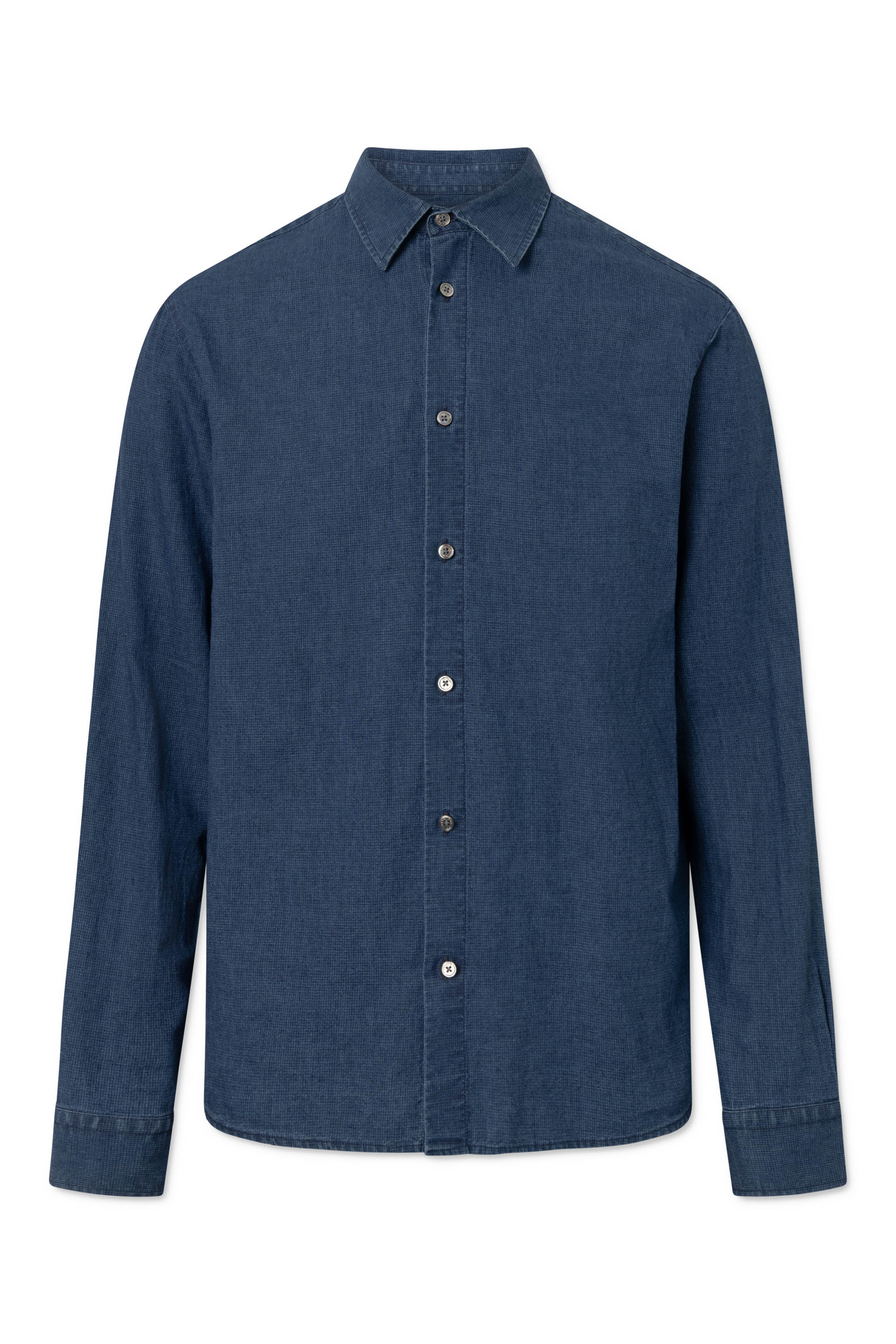Rue de Tokyo SPERO LINEN DENIM Shirts NAVY