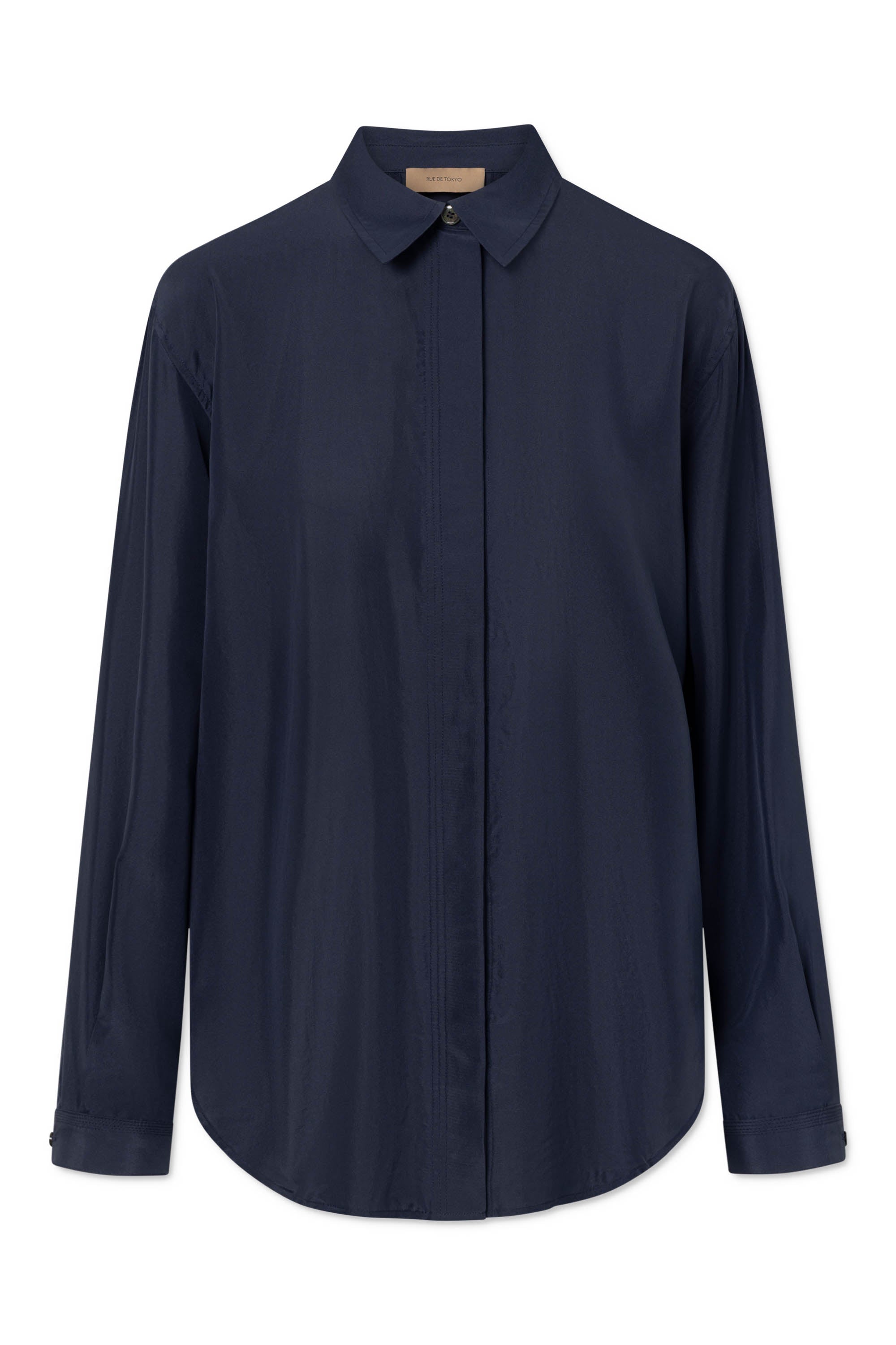 Rue de Tokyo STELLA SILK Shirts NAVY