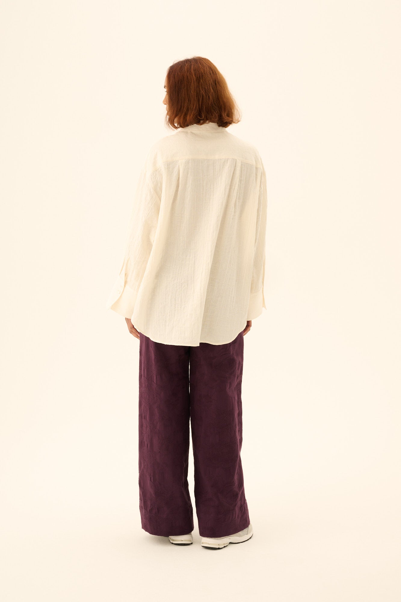 Rue de Tokyo SUMIKO LIGHT JACQUARD Shirts EGGSHELL