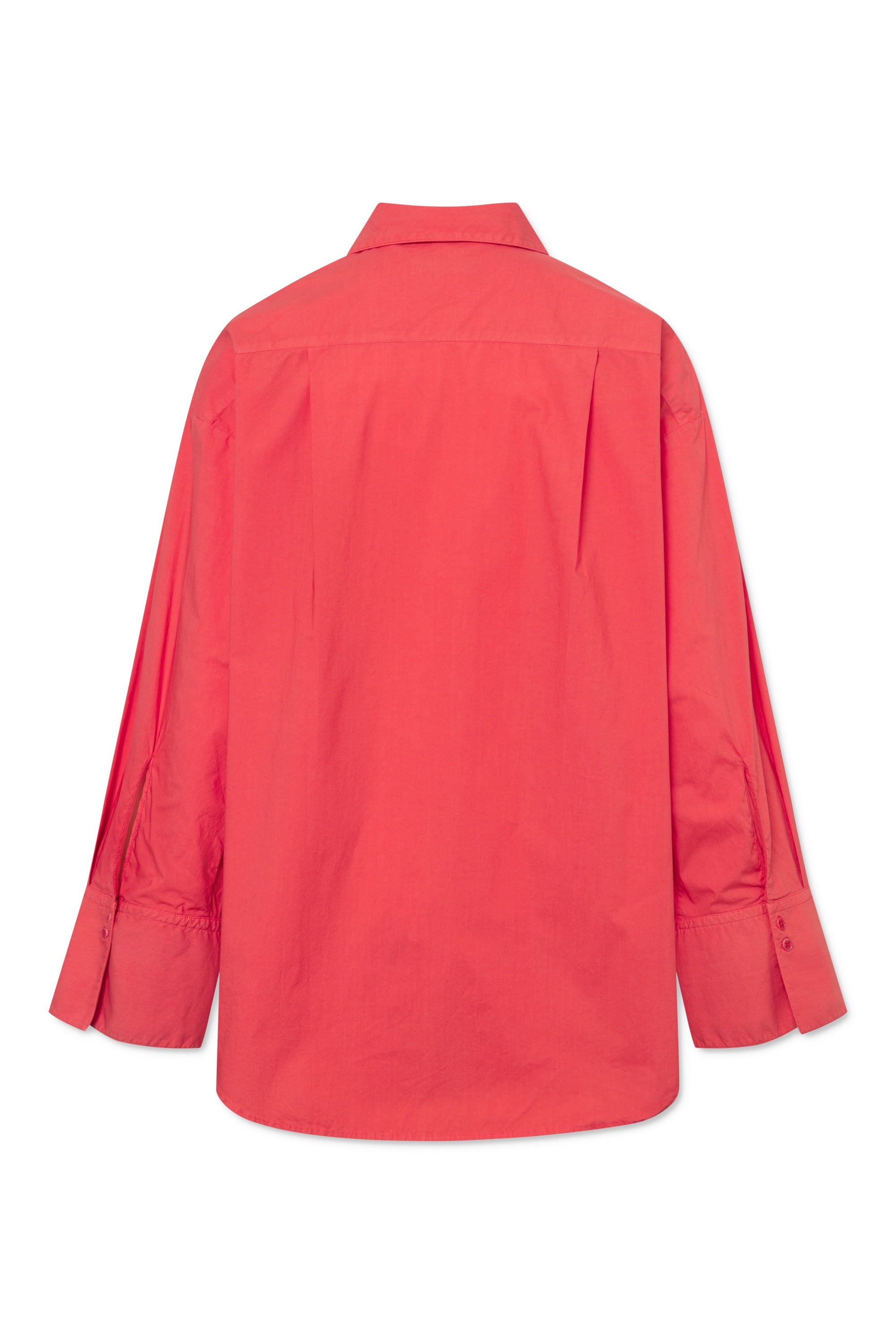 Rue de Tokyo SUMIKO ORGANIC GARMENT DYED POPLIN Shirts BITTERSWEET RED