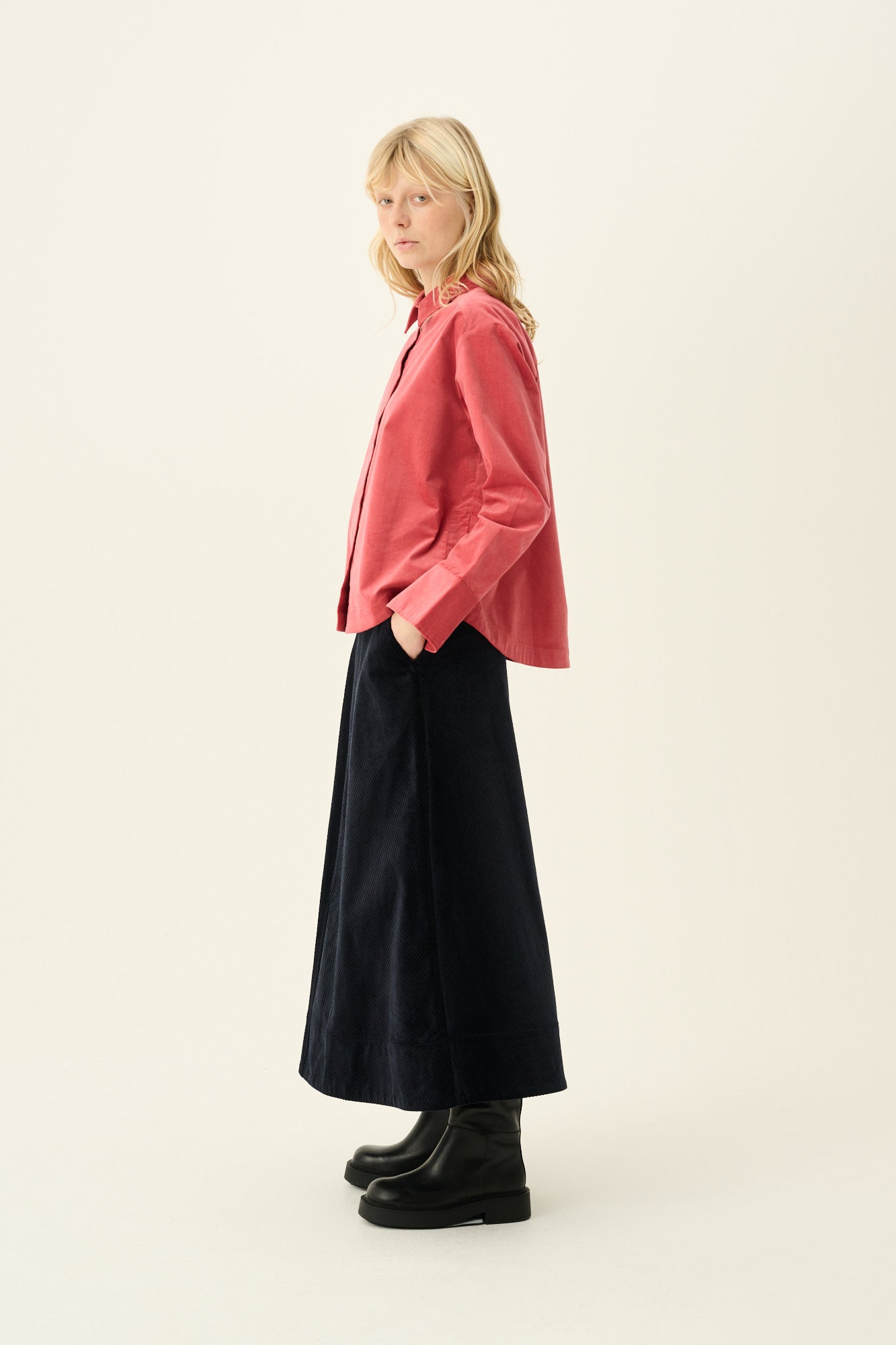 Rue de Tokyo SUNNI ORGANIC BABY CORDUROY Shirts RASBERRY ROSE