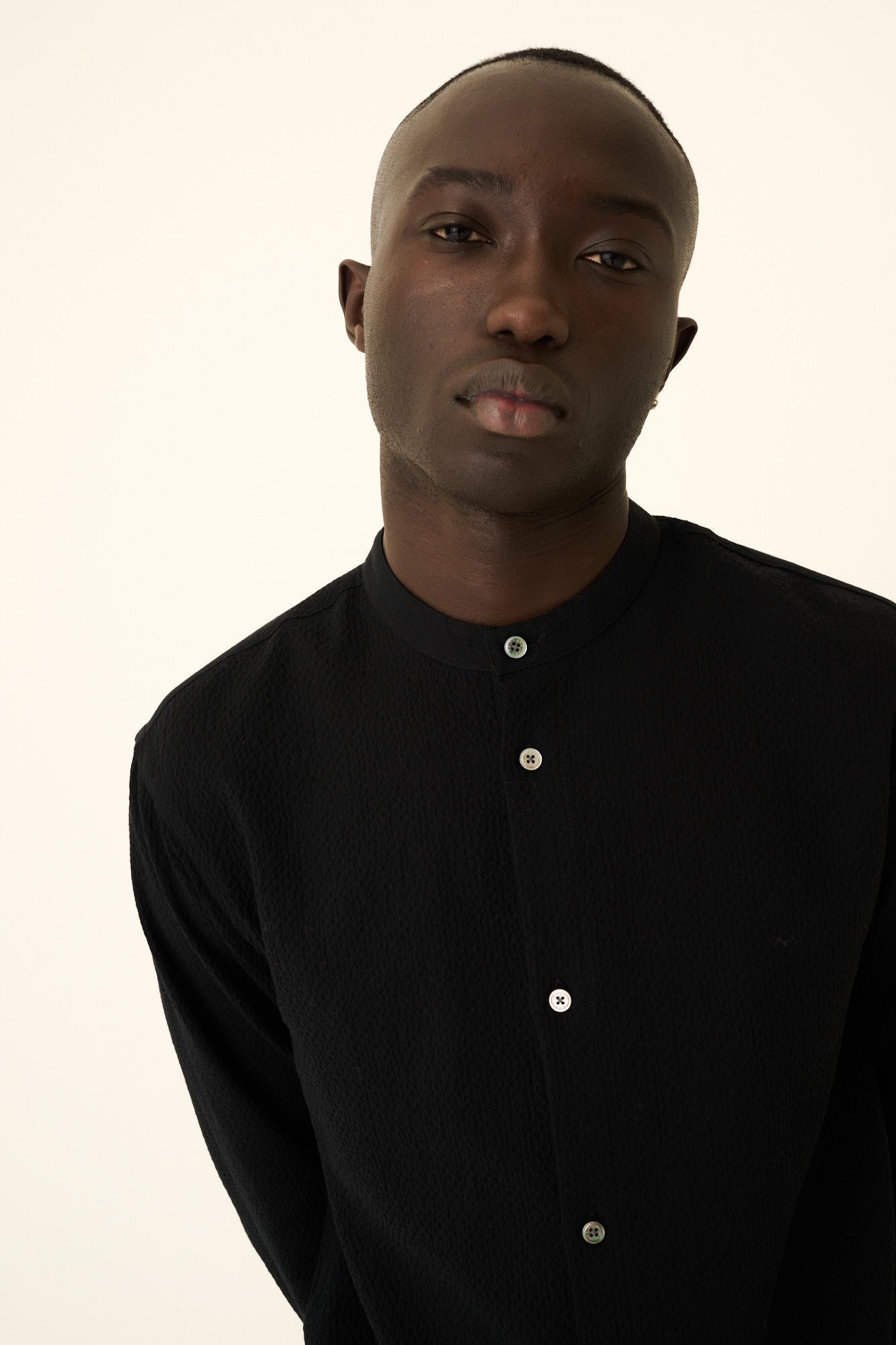 Rue de Tokyo SYDNEY MARISATWIL SOLID Shirts BLACK