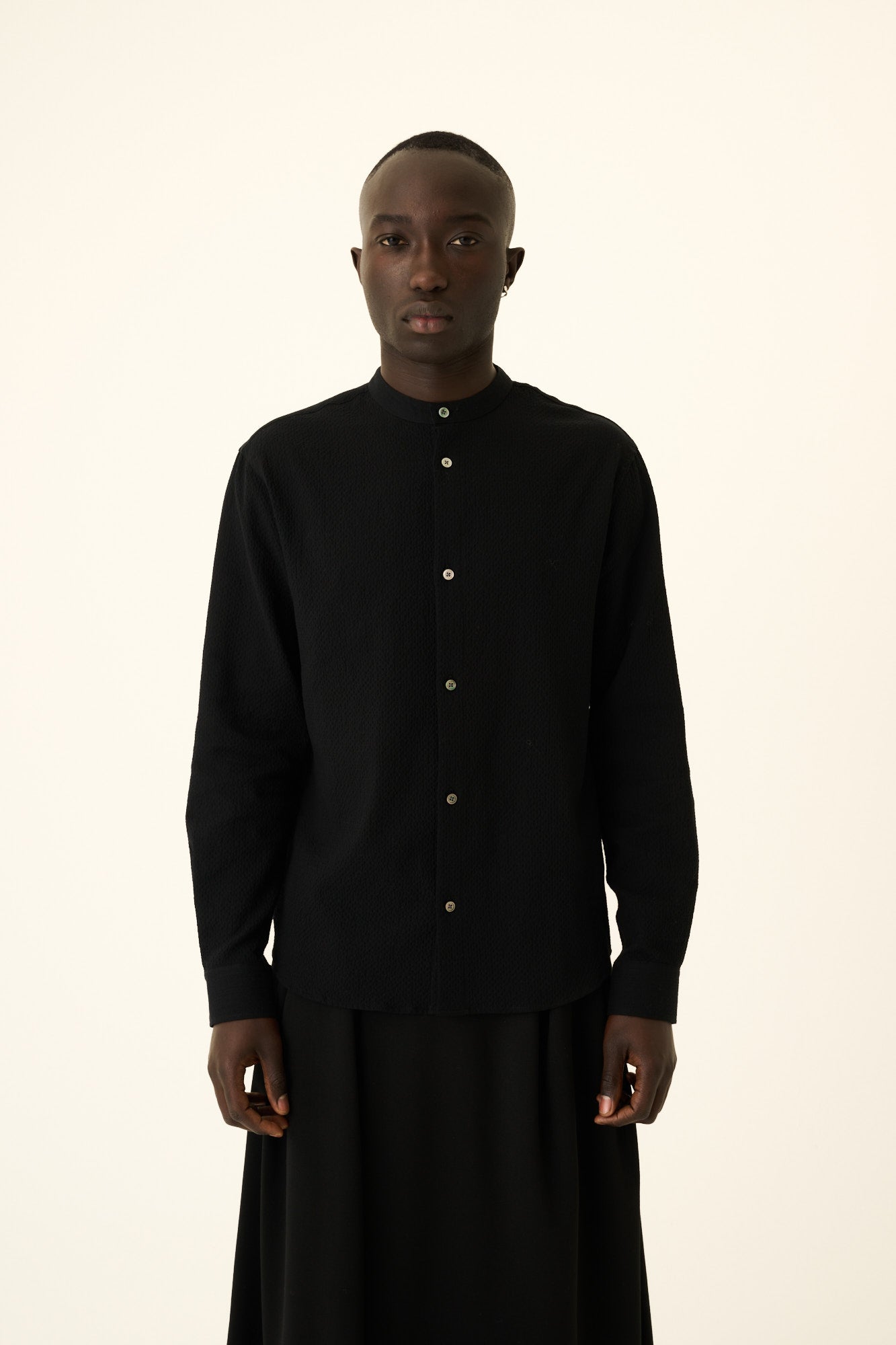 Rue de Tokyo SYDNEY MARISATWIL SOLID Shirts BLACK