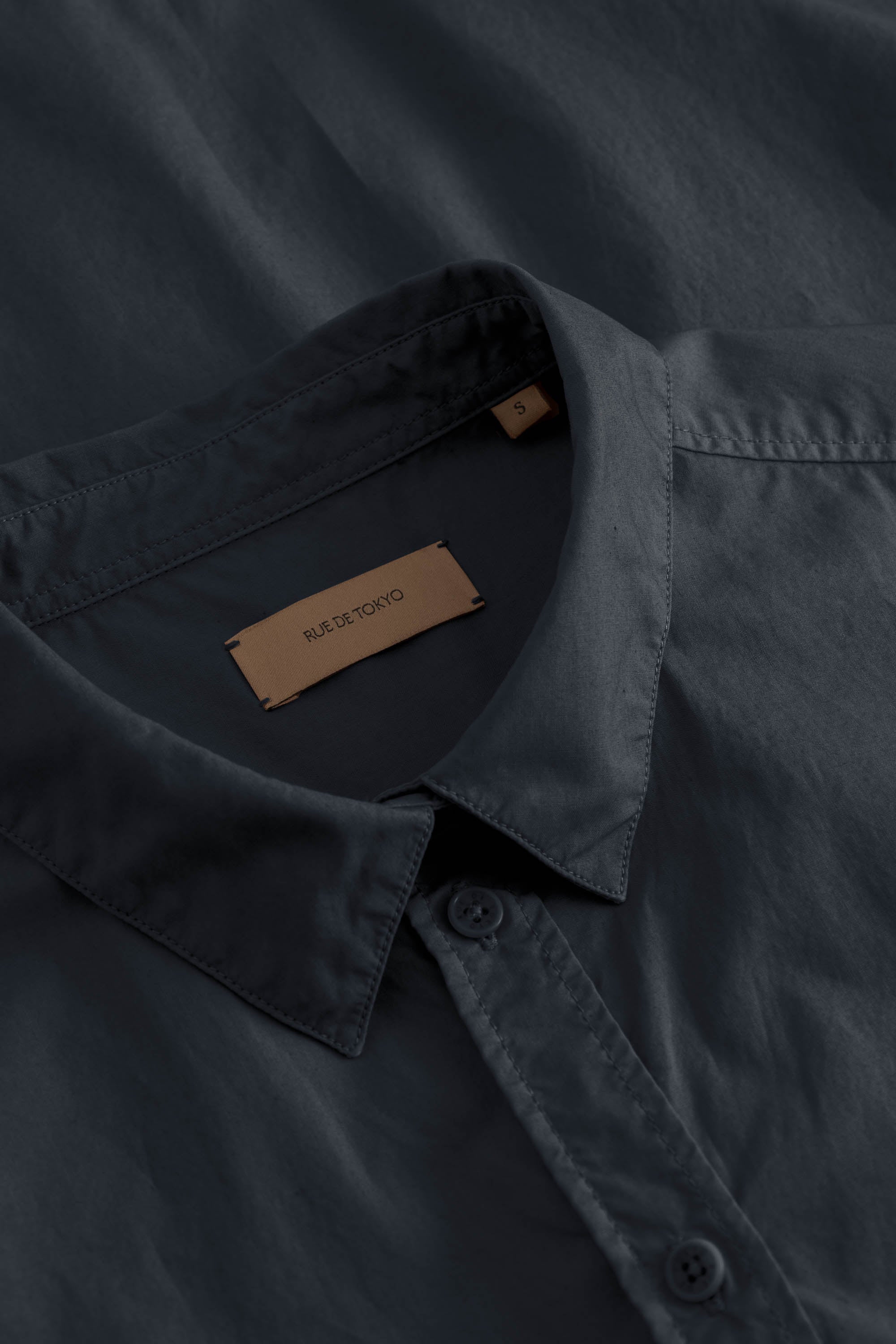 Rue de Tokyo SYLINA GMTD POPLIN Shirts DARK NAVY