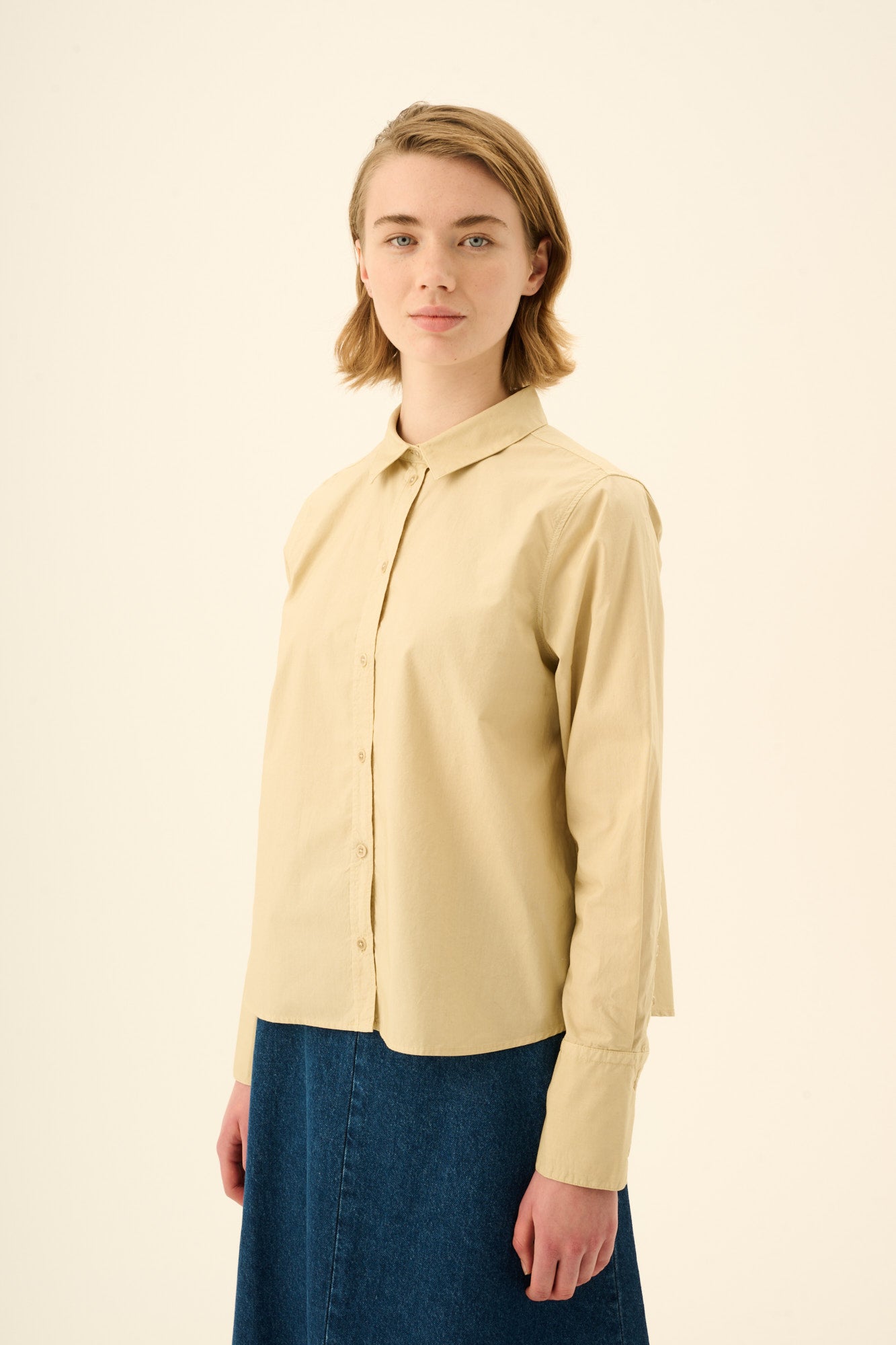 Rue de Tokyo SYLINA GMTD POPLIN Shirts SEA HAZE