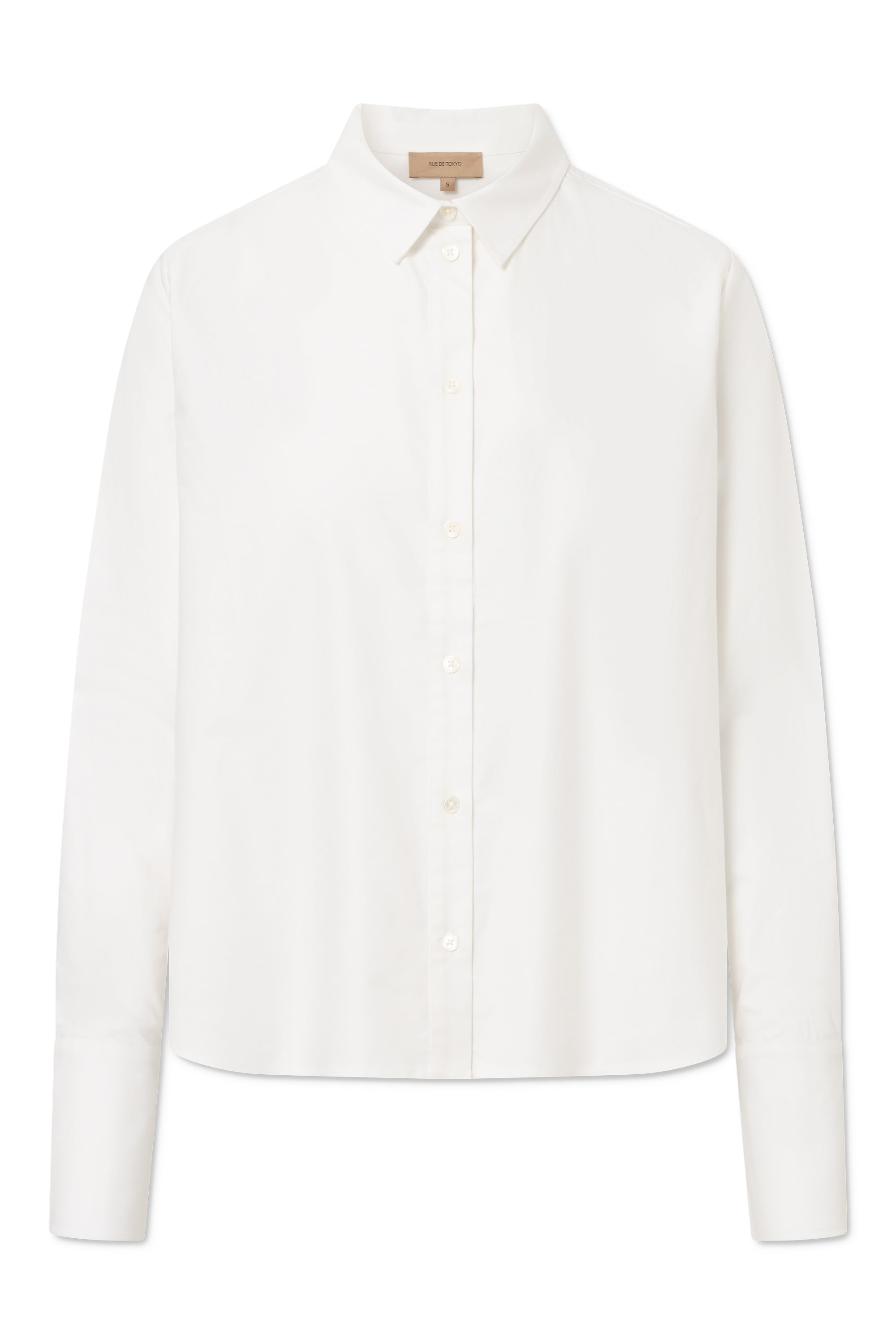 Rue de Tokyo SYLINA SOLID OXFORD Shirts WHITE