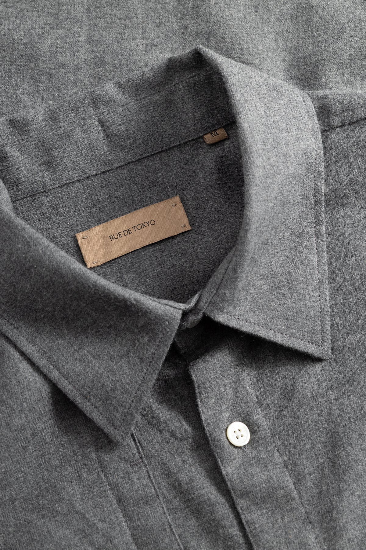 Rue de Tokyo SYL MC00-5336 POLO BRUSH Shirts GREY