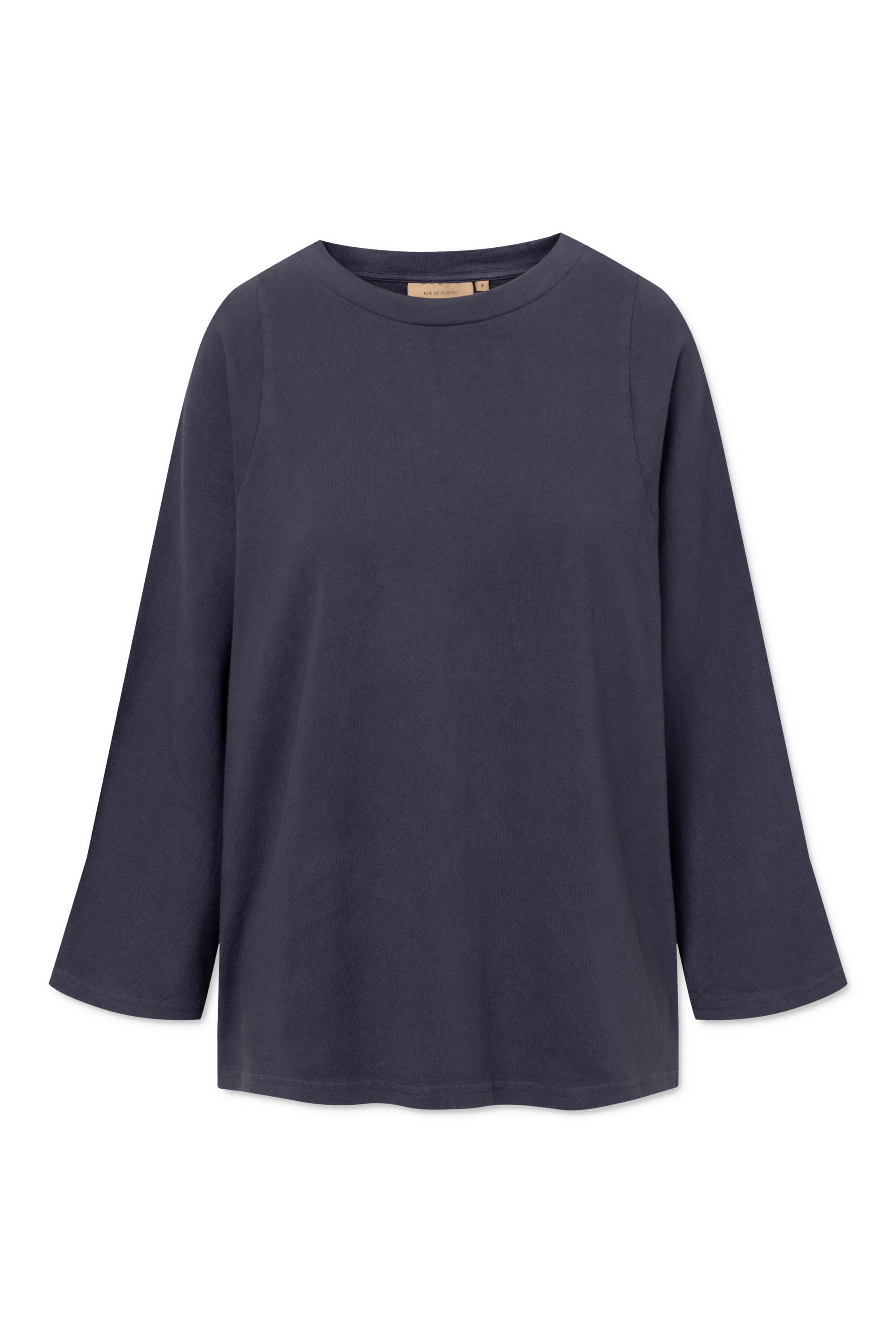 Rue de Tokyo TAIA GARMENT DYED LIGHT JERSEY T-Shirts GREY STONE