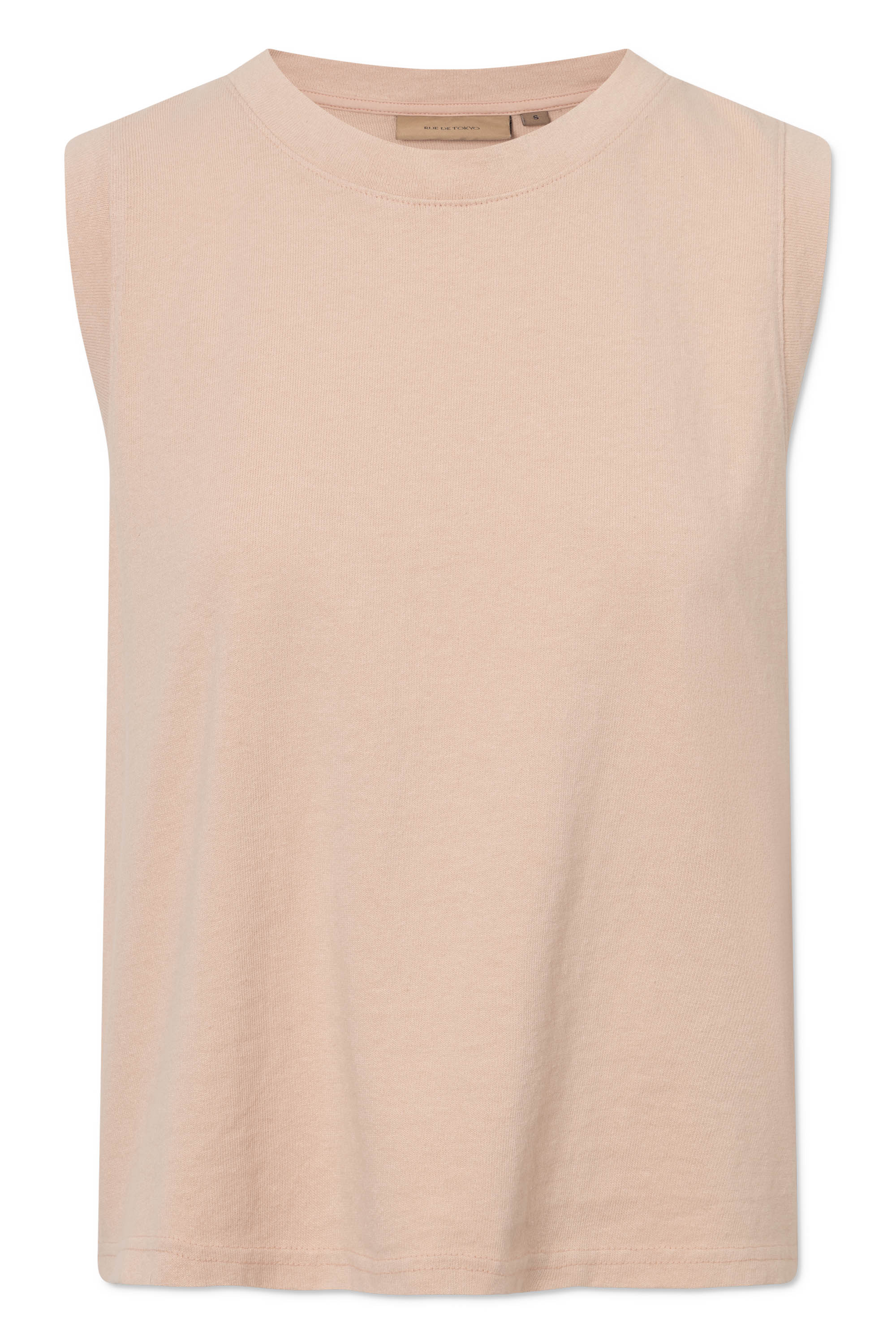 Rue de Tokyo TAINA LIGHT GMTD JERSEY T-Shirts BEIGE ROSE