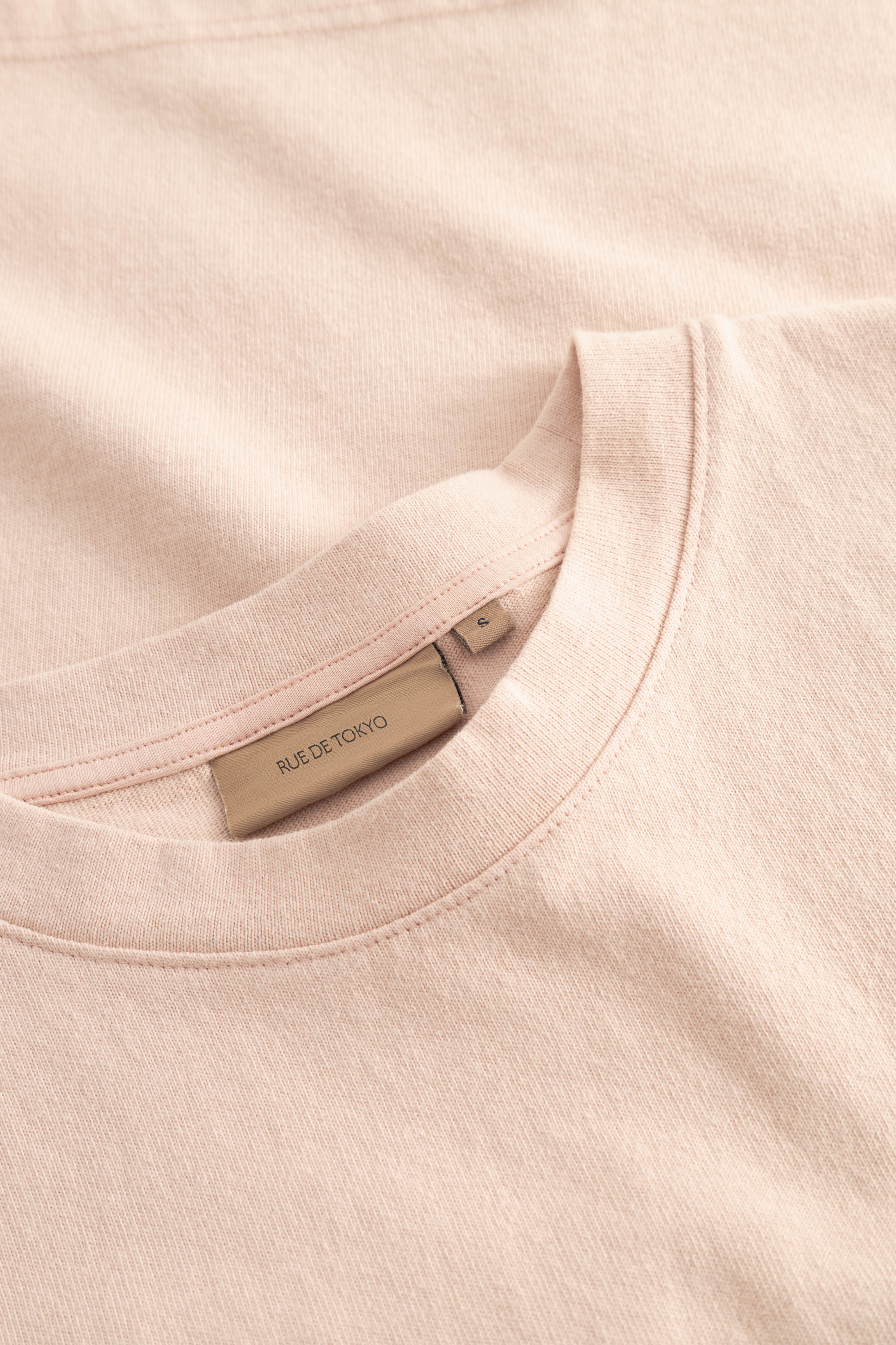 Rue de Tokyo TAINA LIGHT GMTD JERSEY T-Shirts BEIGE ROSE