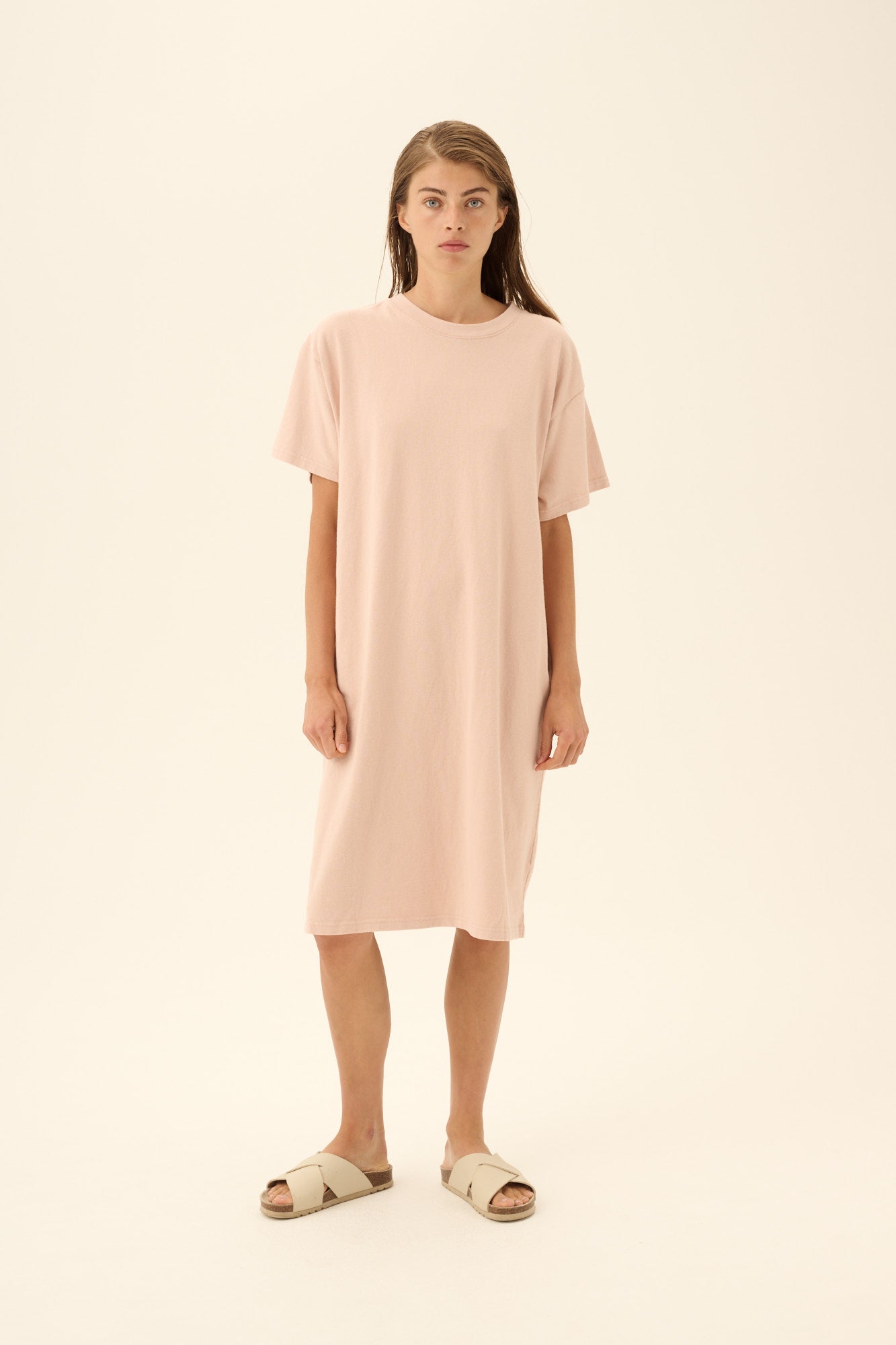 Rue de Tokyo TATIANA LIGHT GMTD JERSEY Dresses BEIGE ROSE