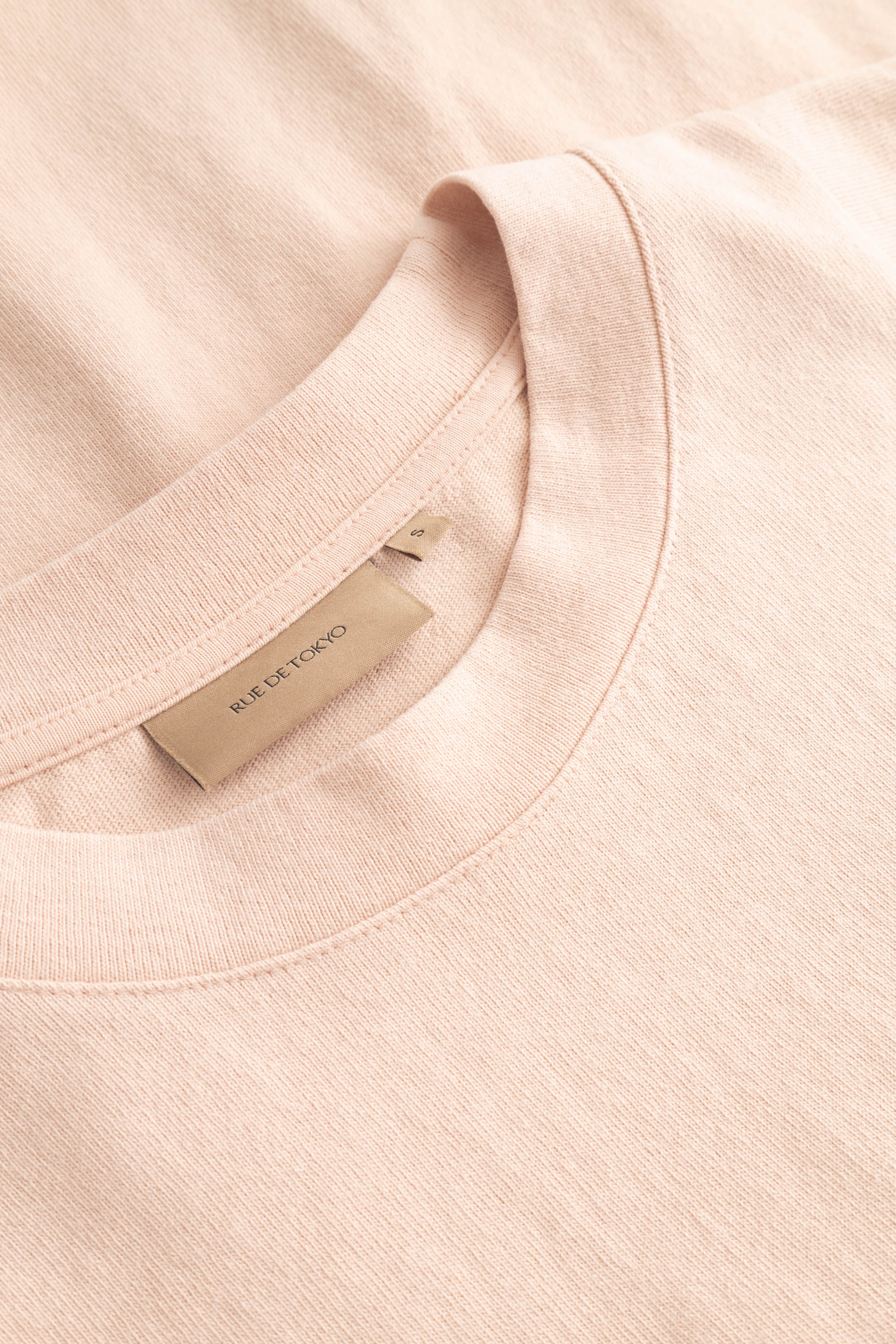 Rue de Tokyo TEAGAN LIGHT GMTD JERSEY T-Shirts BEIGE ROSE