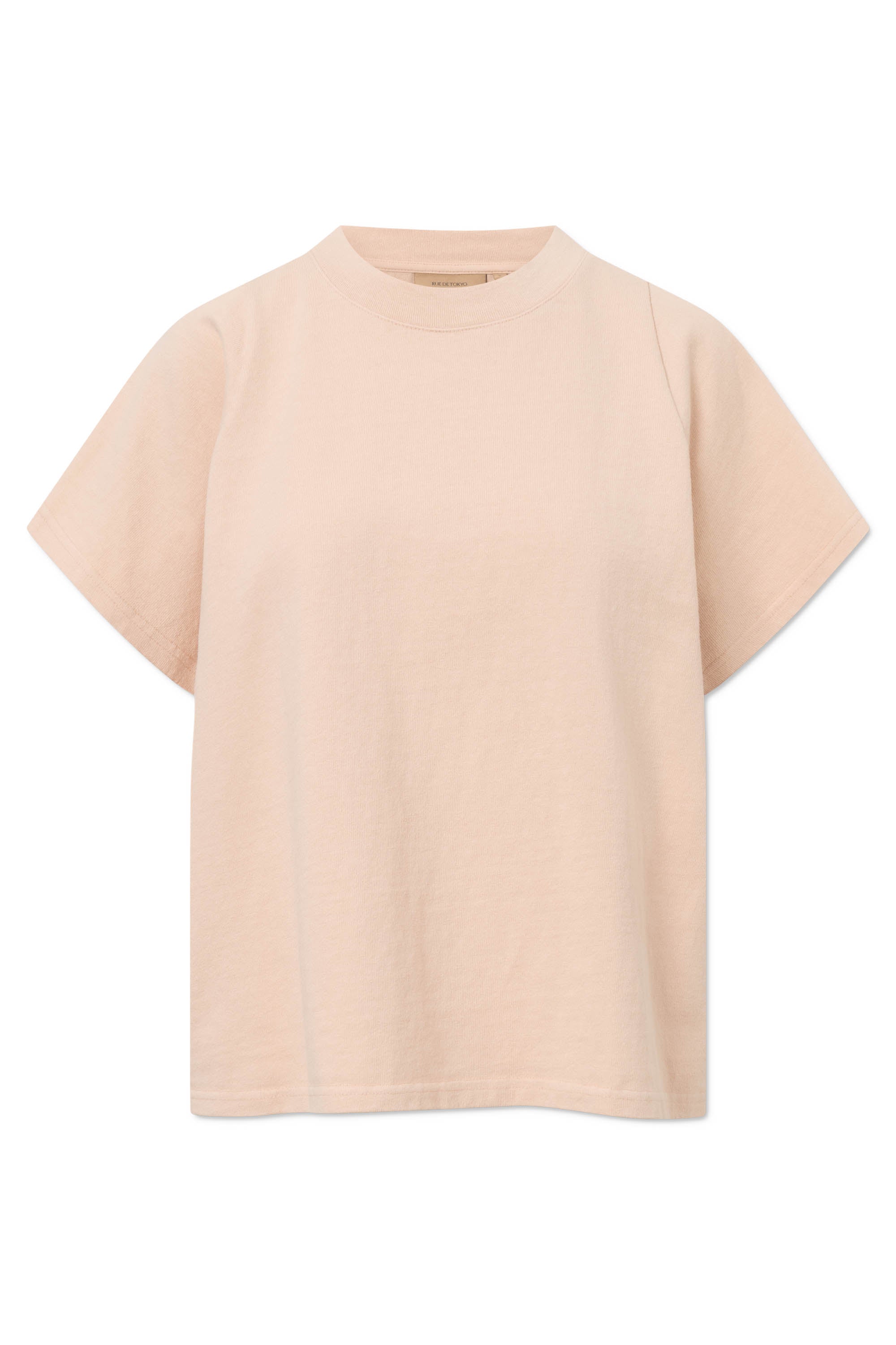 Rue de Tokyo TEAGAN LIGHT GMTD JERSEY T-Shirts BEIGE ROSE