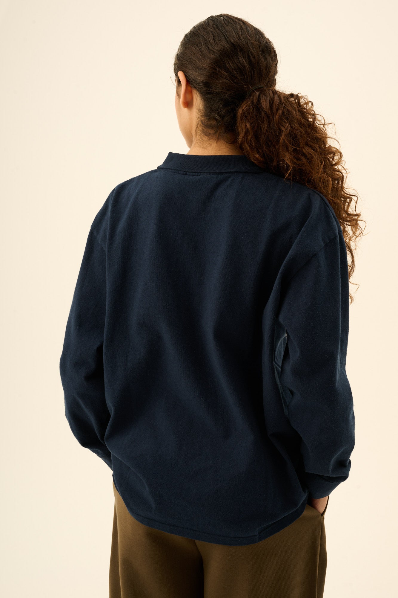 Rue de Tokyo TENNA LIGHT GMTD JERSEY T-Shirts DARK NAVY