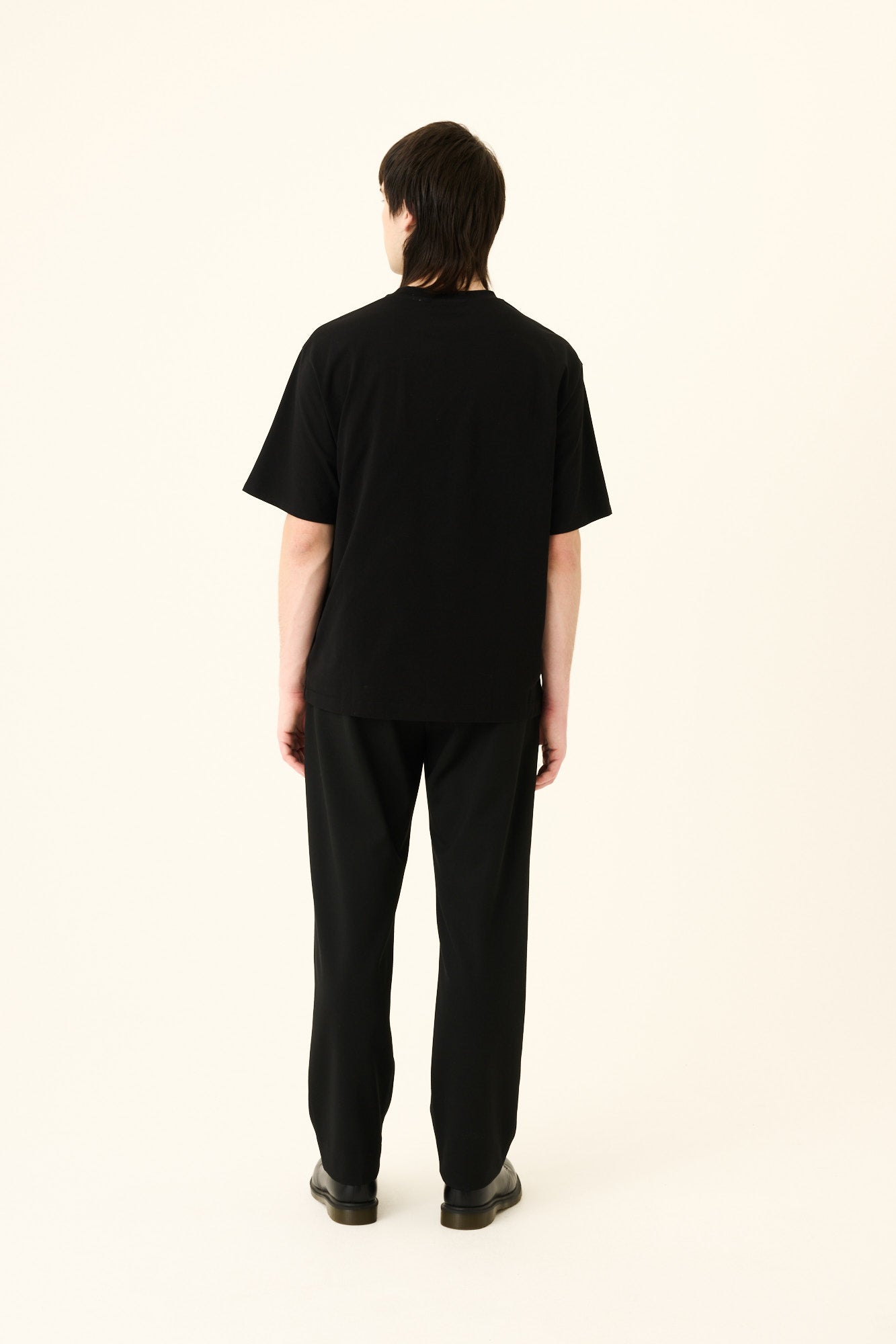 Rue de Tokyo THEODORE LIGHT JERSEY T-Shirts BLACK OFF WHITE PRINT