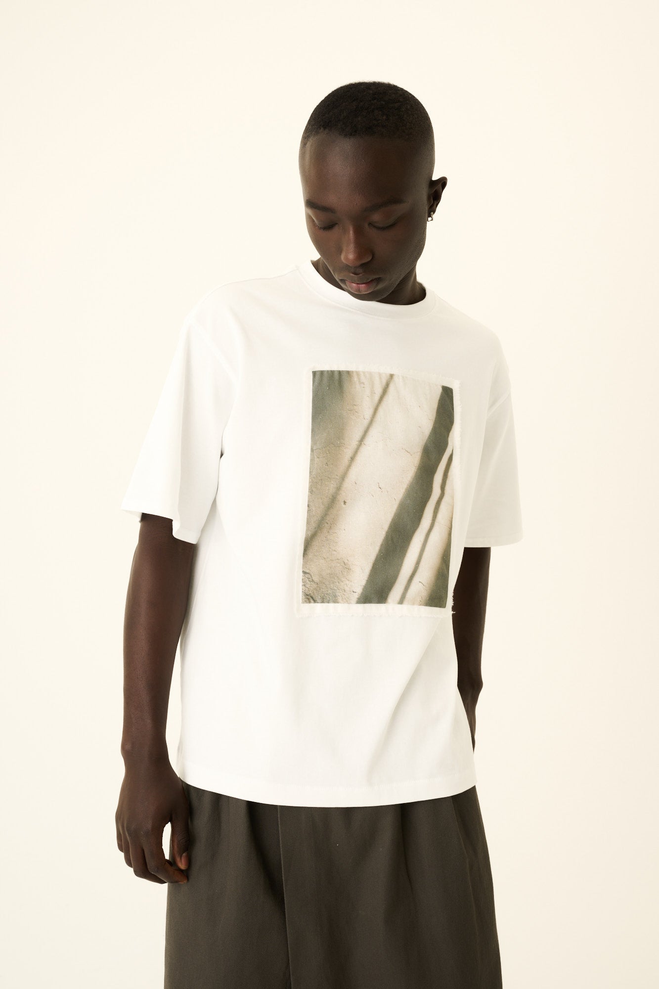 Rue de Tokyo THEODORE LIGHT JERSEY T-Shirts WHITE OFF WHITE PRINT