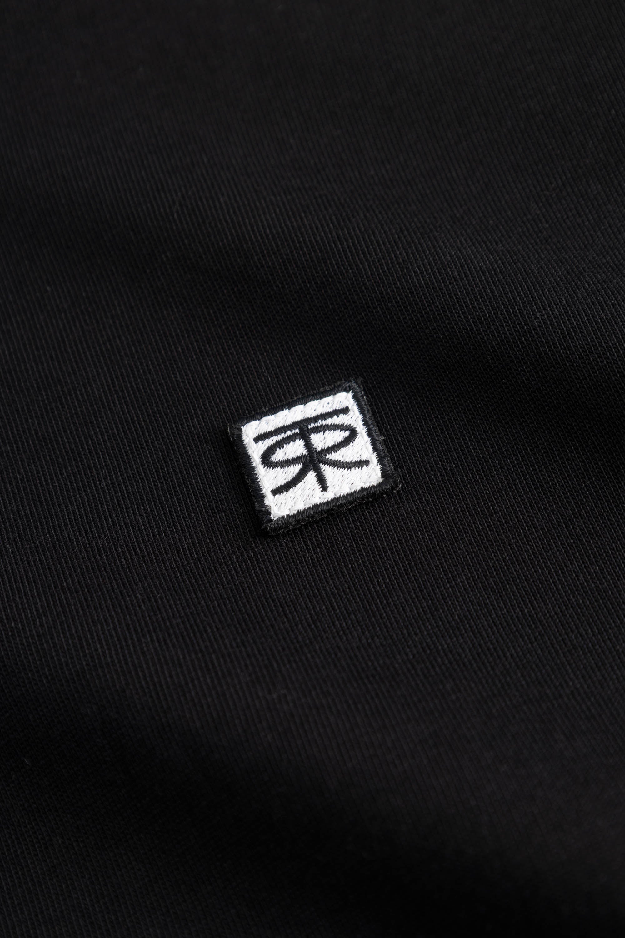 Rue de Tokyo THOMAS COTTON JERSEY T-Shirts BLACK