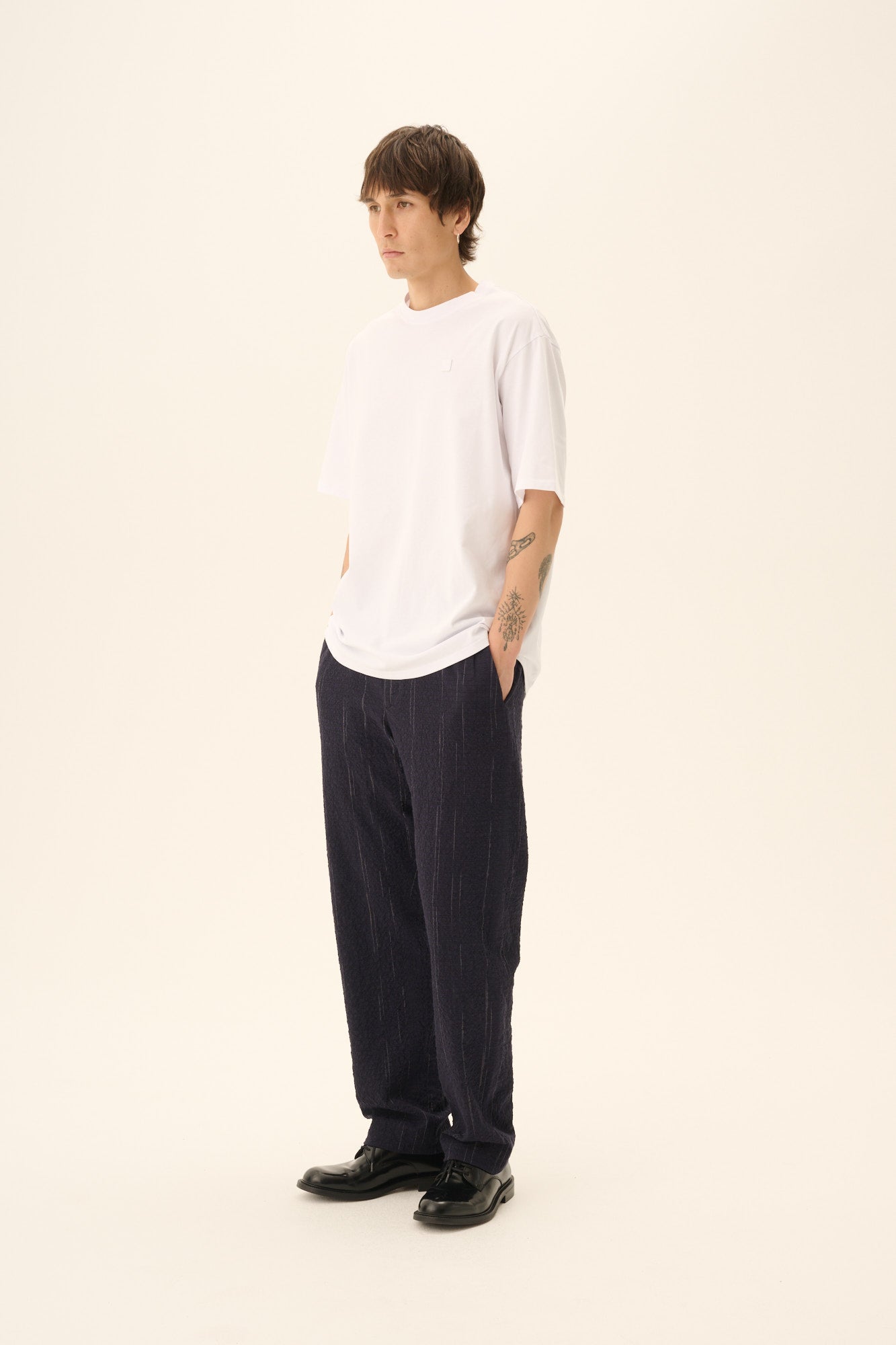 Rue de Tokyo THOMAS COTTON JERSEY T-Shirts OFF-WHITE