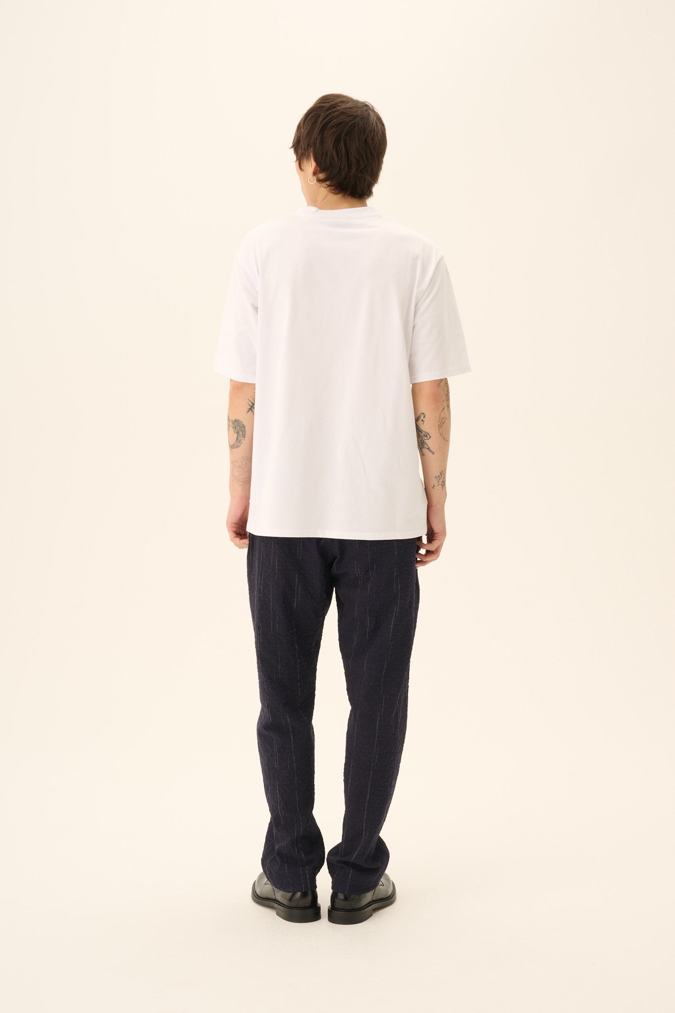 Rue de Tokyo THOMAS COTTON JERSEY T-Shirts OFF-WHITE