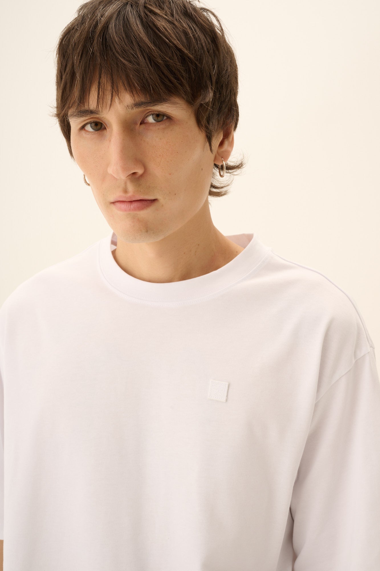 Rue de Tokyo THOMAS COTTON JERSEY T-Shirts OFF-WHITE