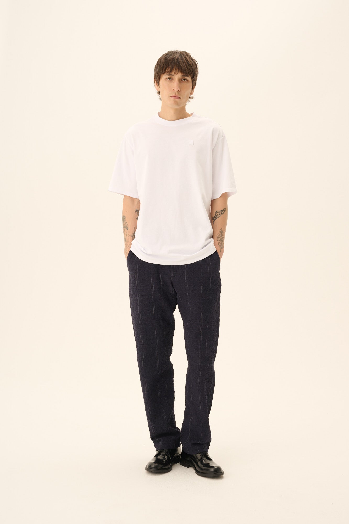 Rue de Tokyo THOMAS COTTON JERSEY T-Shirts OFF-WHITE