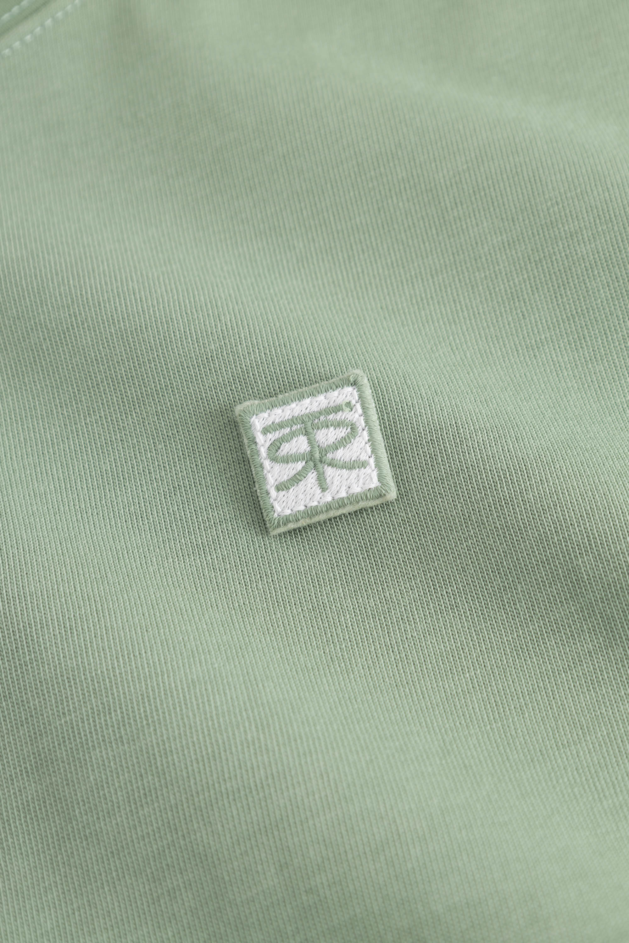 Rue de Tokyo THOMAS COTTON JERSEY T-Shirts SAGE GREEN