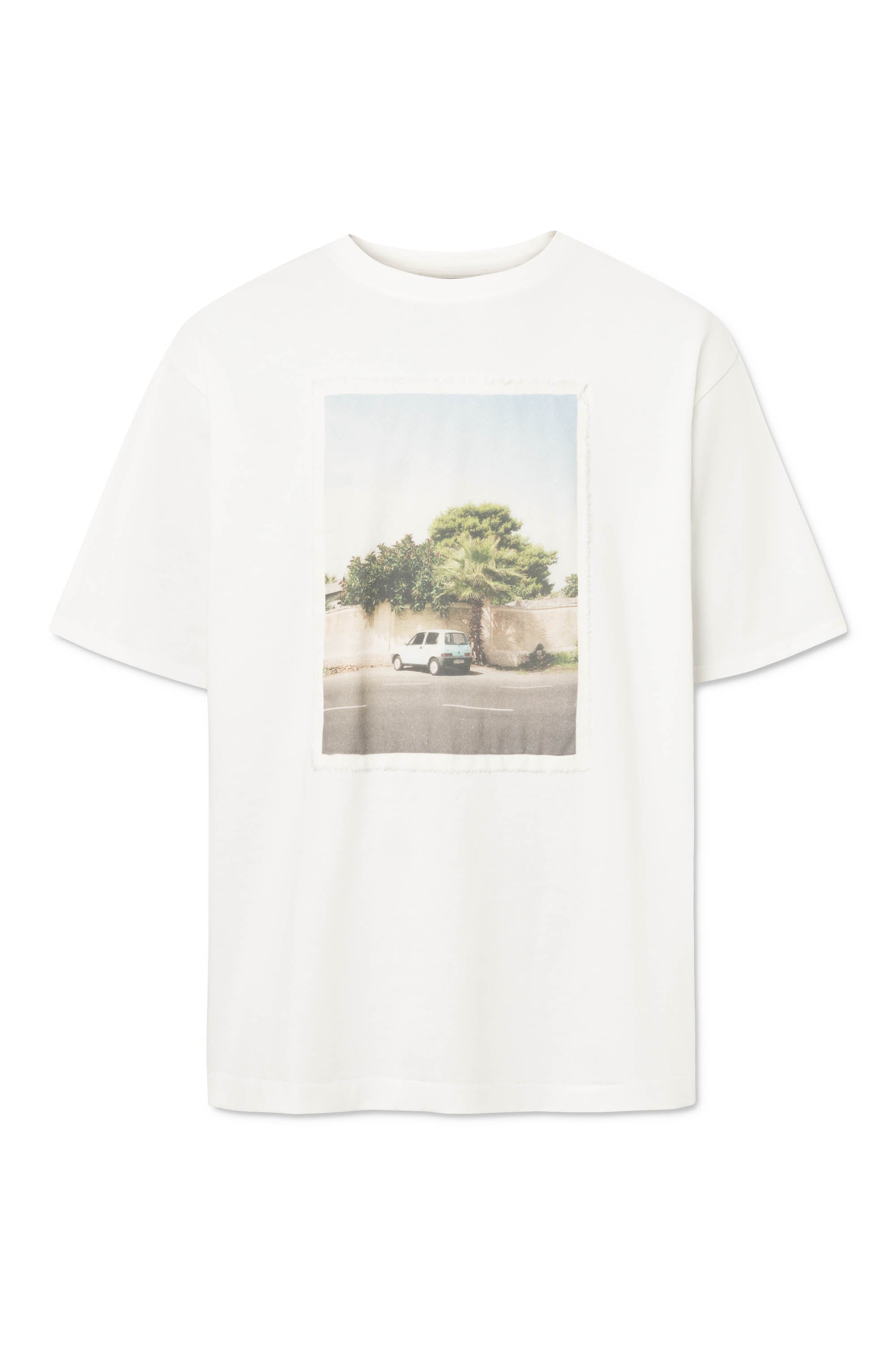 Rue de Tokyo TIBOR LIGHT JERSEY T-Shirts WHITE OFF WHITE PRINT