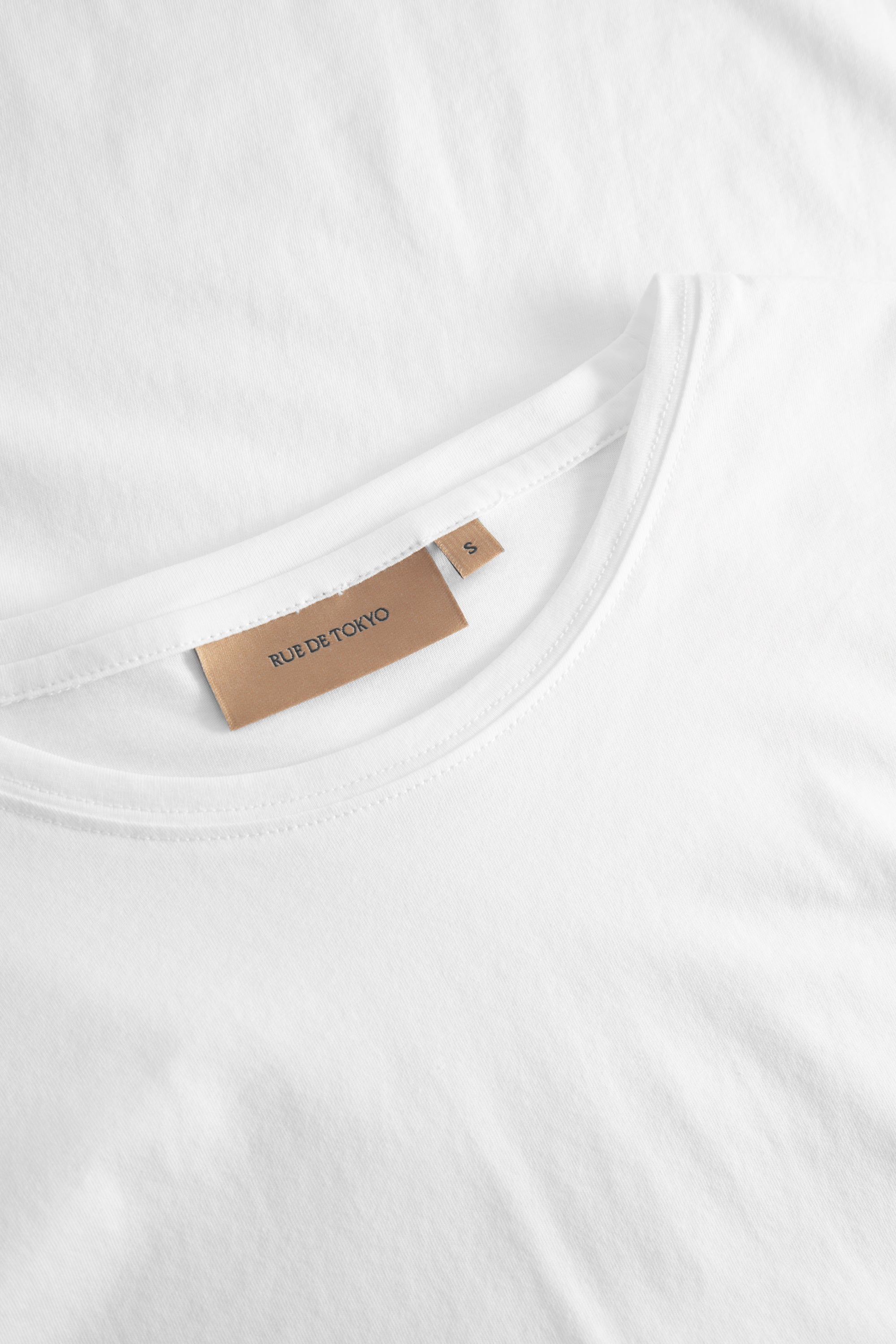 Rue de Tokyo TIMEA LIGHT COTTON JERSEY T-SHIRTS WHITE