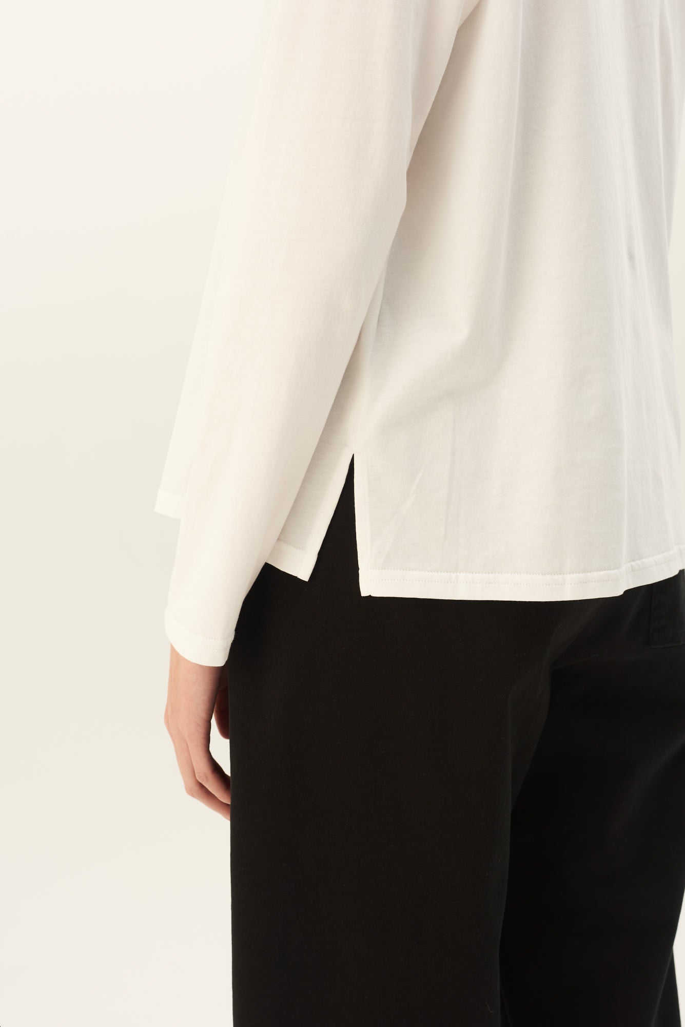 Rue de Tokyo TIMEA LIGHT COTTON JERSEY T-SHIRTS WHITE