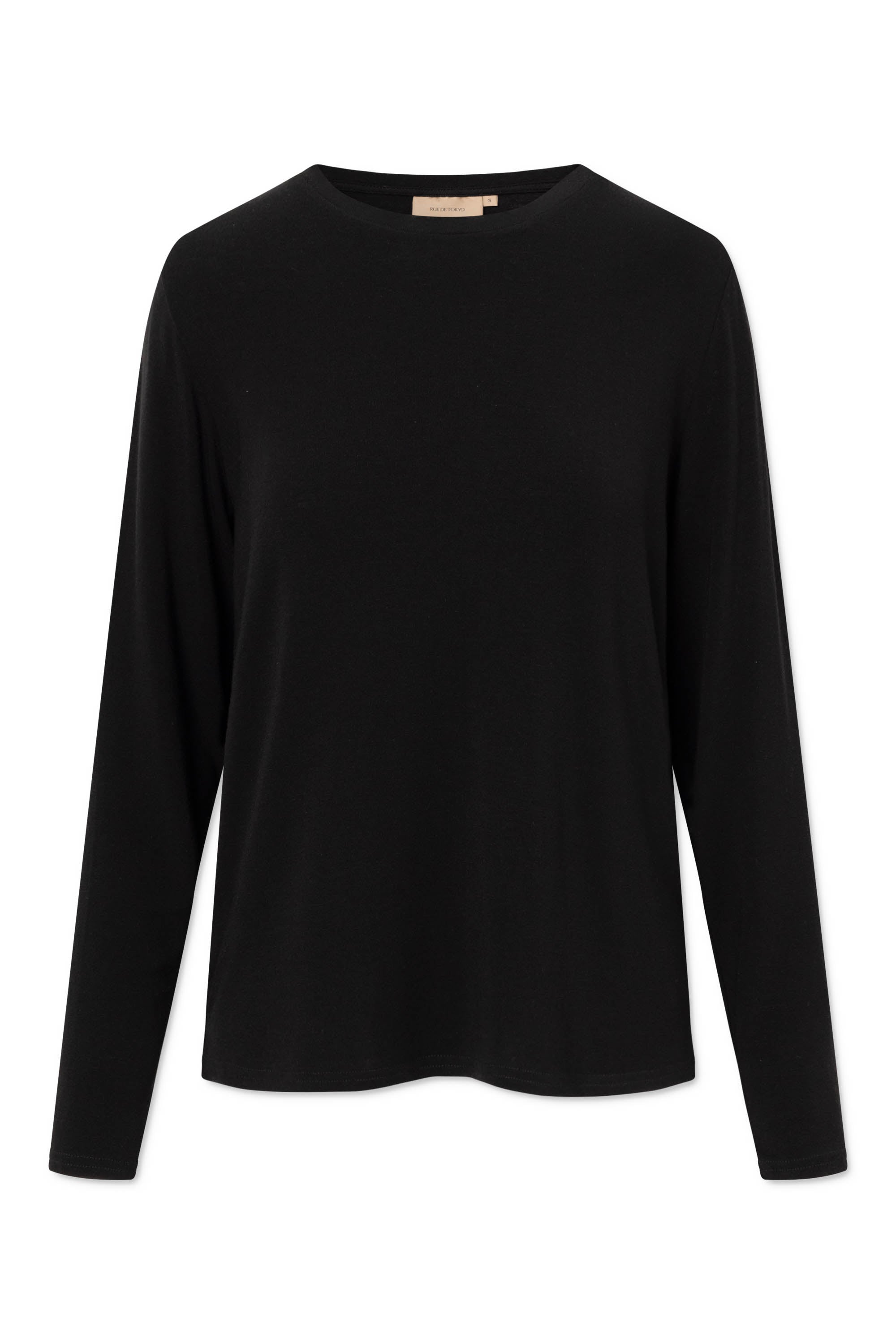 Rue de Tokyo TIMEA MERINO JERSEY Knitwear JET BLACK