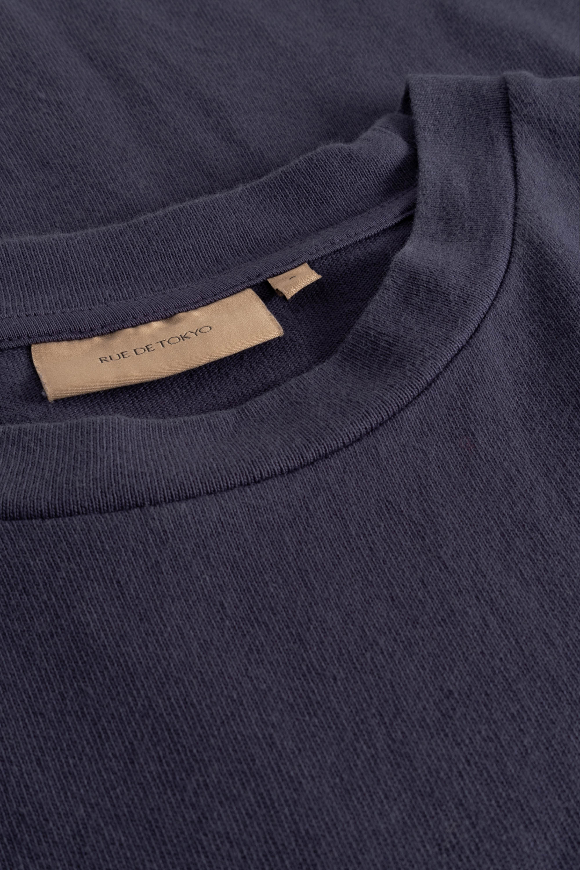 Rue de Tokyo TOMOYO GARMENT DYED LIGHT JERSEY T-Shirts GREY STONE