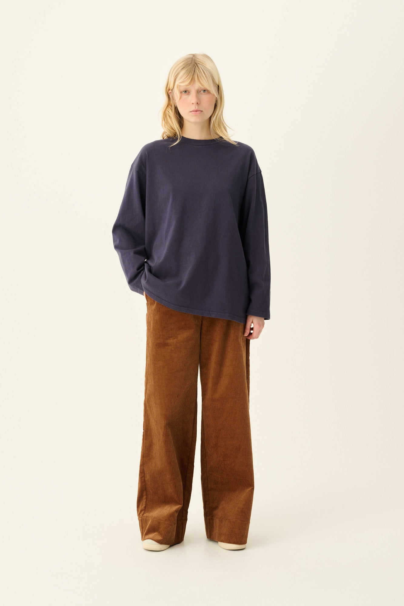 Rue de Tokyo TOMOYO GARMENT DYED LIGHT JERSEY T-Shirts GREY STONE