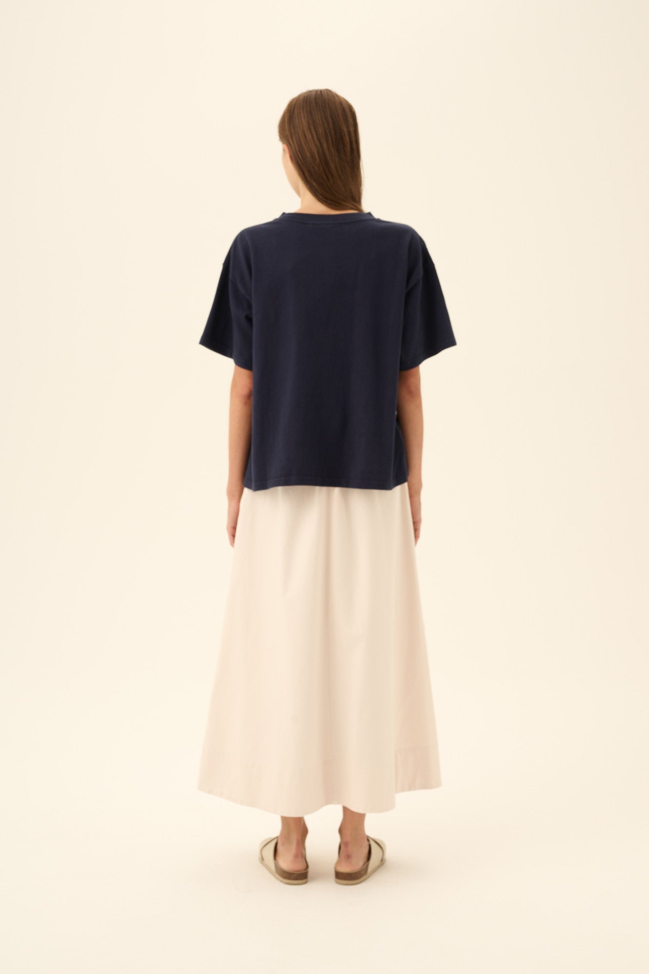 Rue de Tokyo TORA LIGHT GMTD JERSEY T-Shirts NAVY