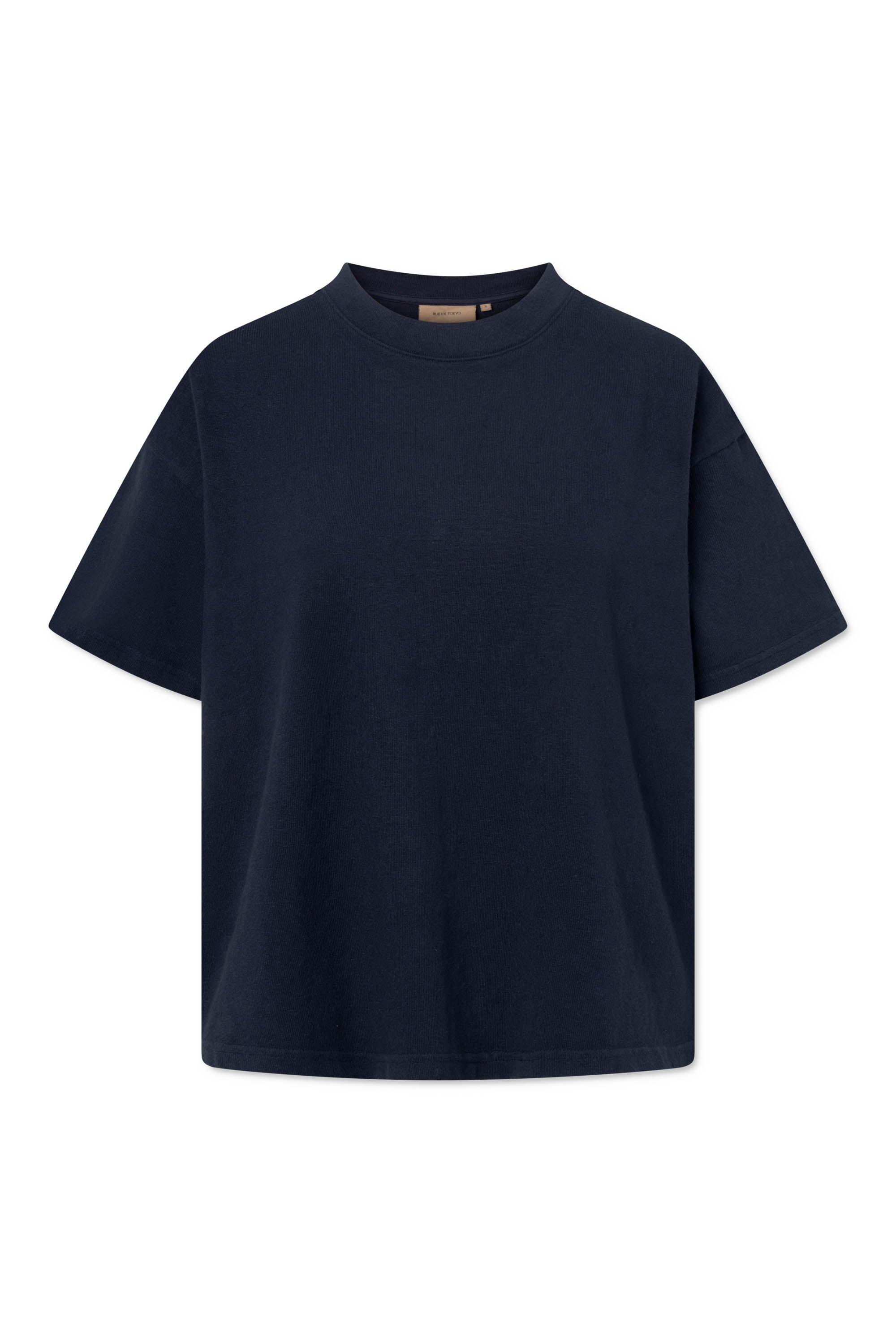 Rue de Tokyo TORA LIGHT GMTD JERSEY T-Shirts NAVY