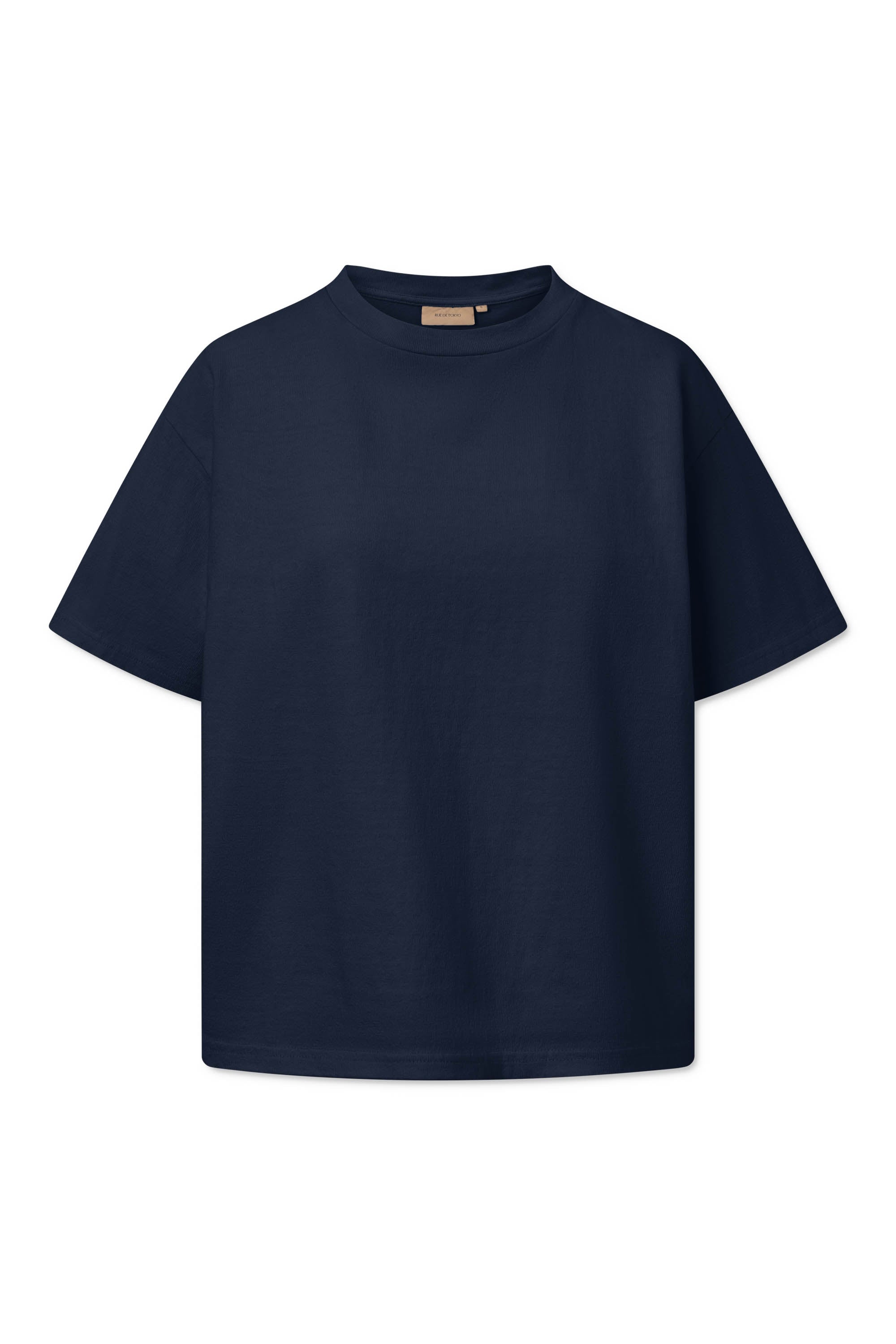 Rue de Tokyo TORA LIGHT GMTD JERSEY T-Shirts NAVY