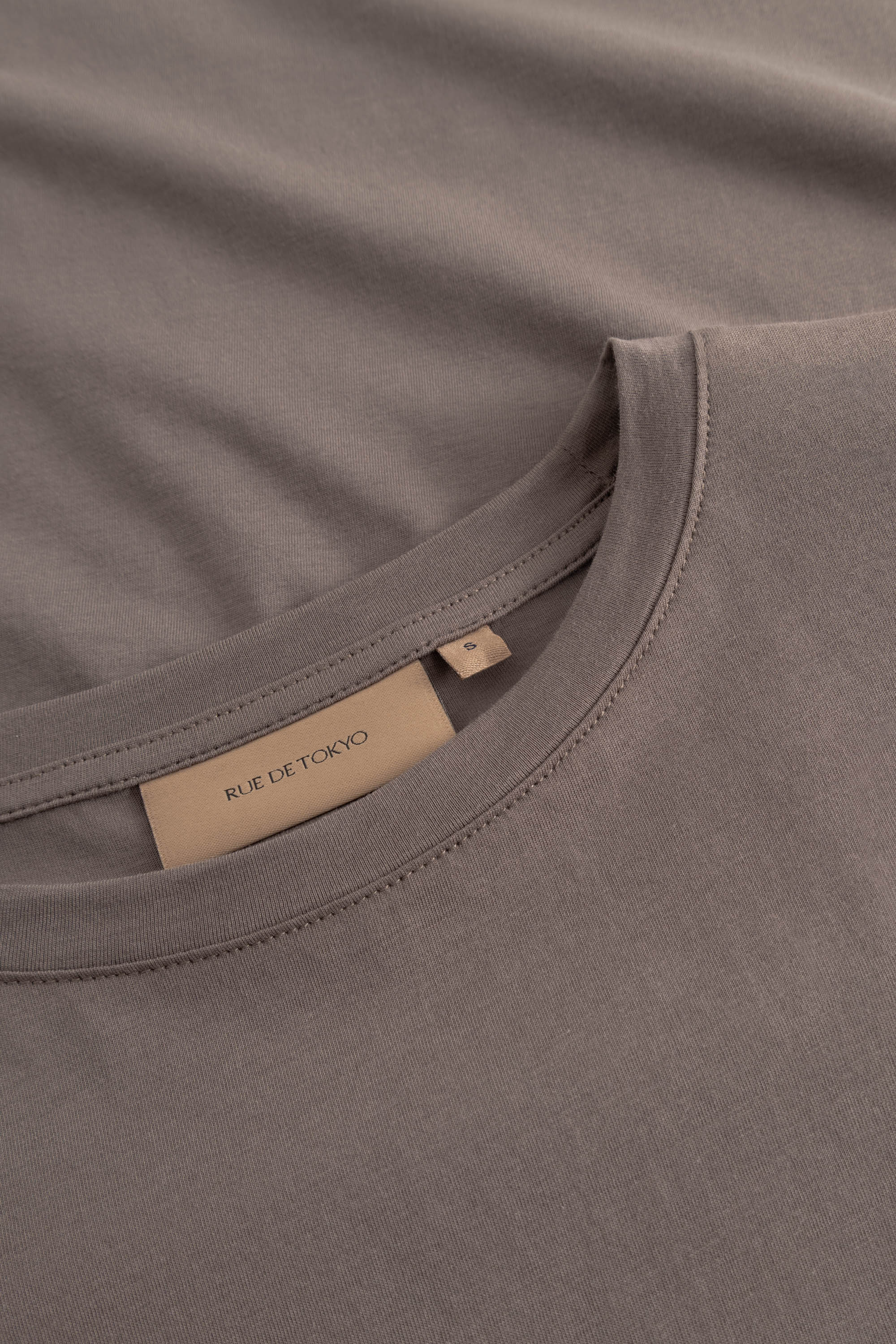 Rue de Tokyo TRISH COTTON JERSEY T-Shirts TAUPE