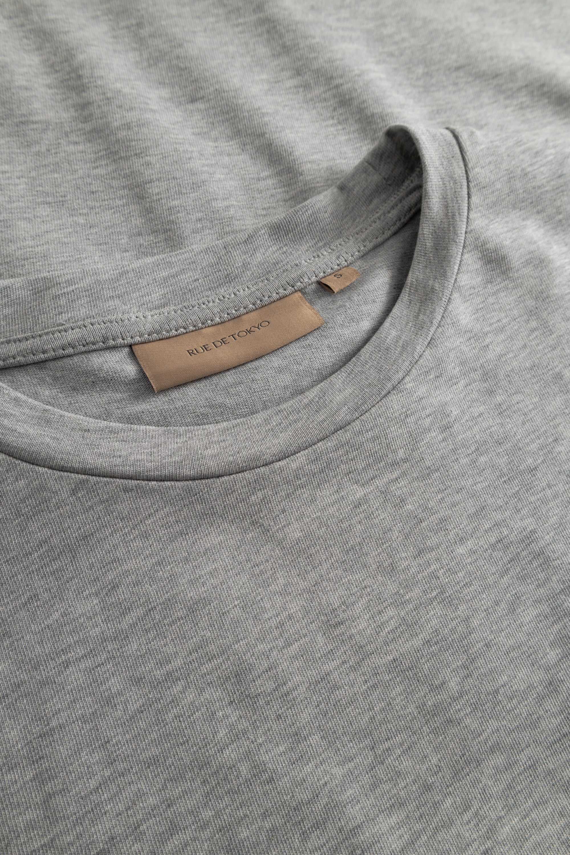 Rue de Tokyo TRISH JERSEY T-Shirts GREY MELANGE