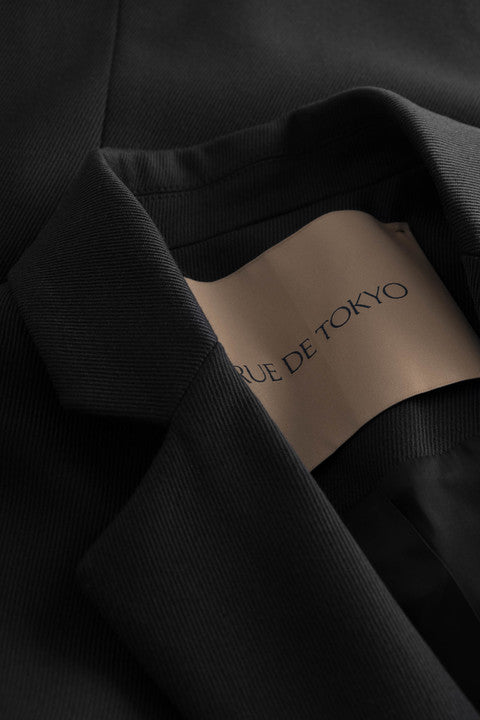 Rue de Tokyo CAJ JACKET BLACK JACKETS BLACK