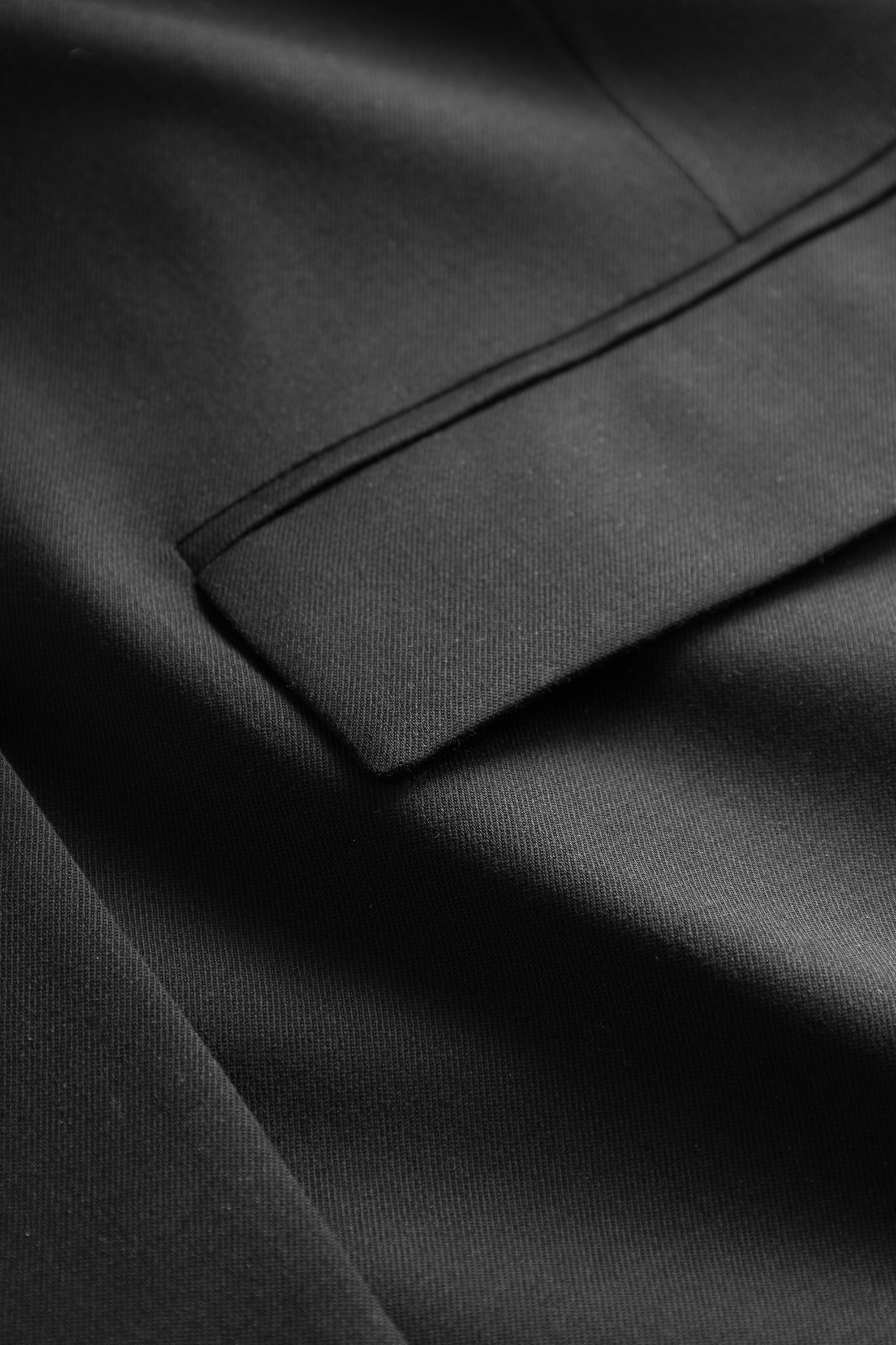 Rue de Tokyo CAROLINE SOLID WOOL Jackets BLACK