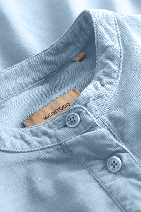 Rue de Tokyo DEVINA GMTD GMTD BABY CORDUROY DRESSES LIGHT BLUE