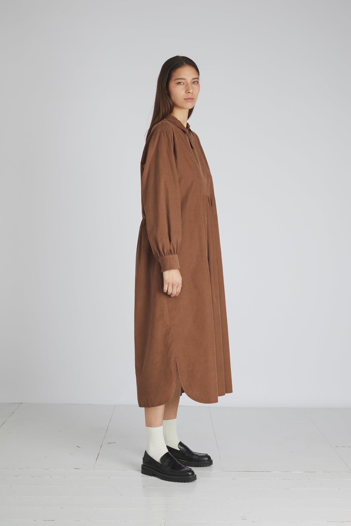 Rue de Tokyo DREW DRESS BROWN DRESSES BROWN