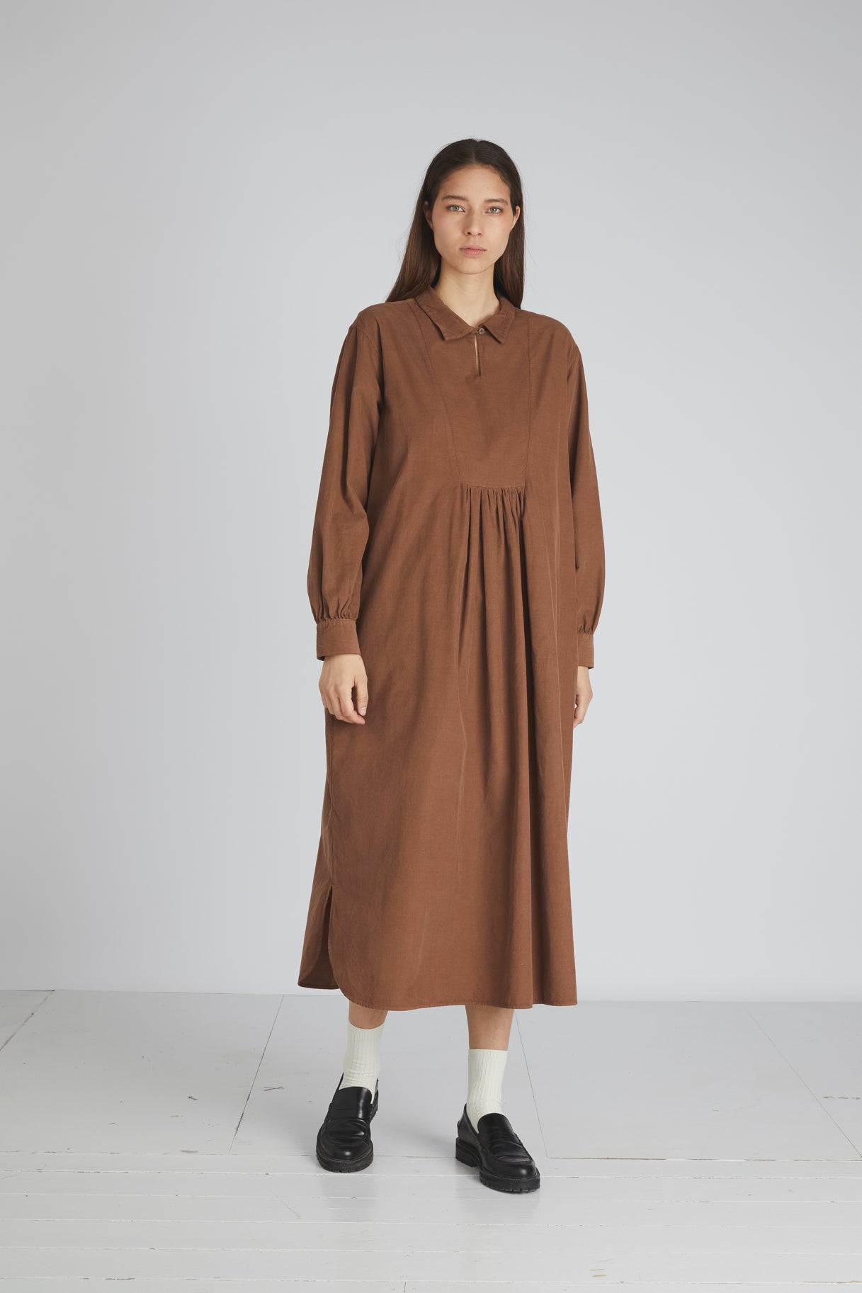 Rue de Tokyo DREW DRESS BROWN DRESSES BROWN