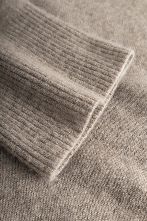 Rue de Tokyo KAISA CASHMERE SILK SWEATER NOUGAT SWEATER NOUGAT