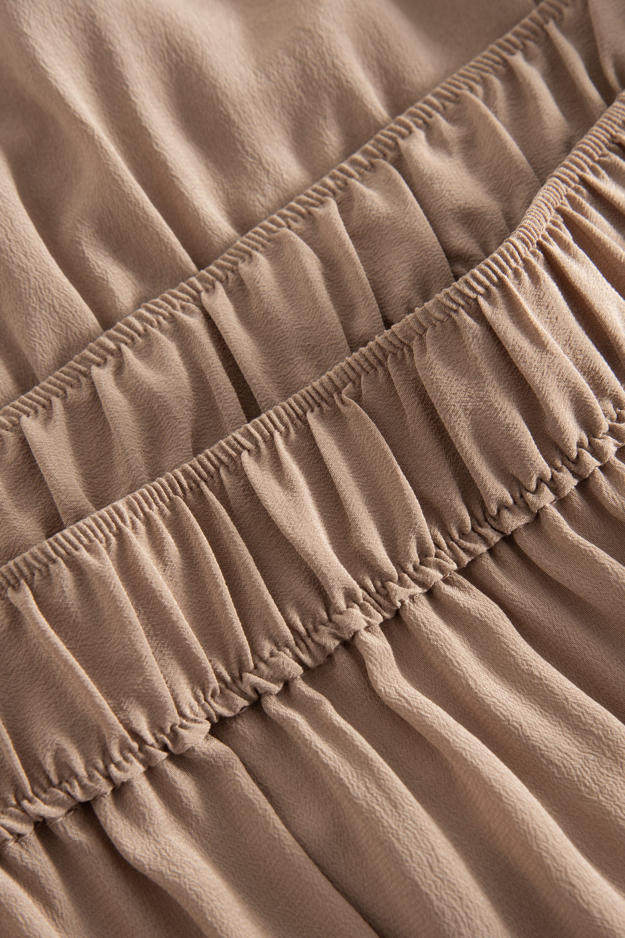 Rue de Tokyo PAPRIKA SILK SKIRT BROWN SKIRTS BROWN