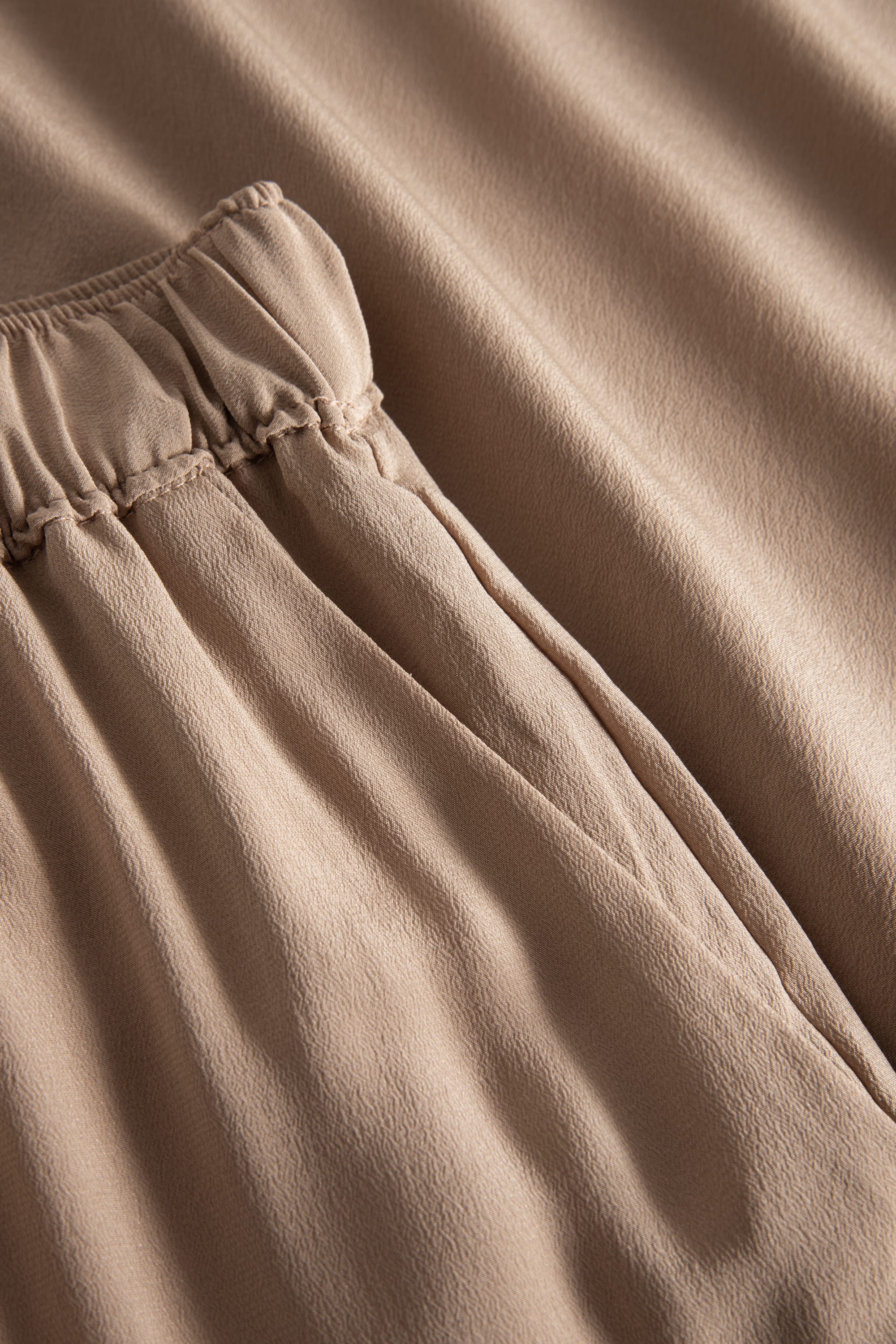 Rue de Tokyo PAPRIKA SILK SKIRT BROWN SKIRTS BROWN