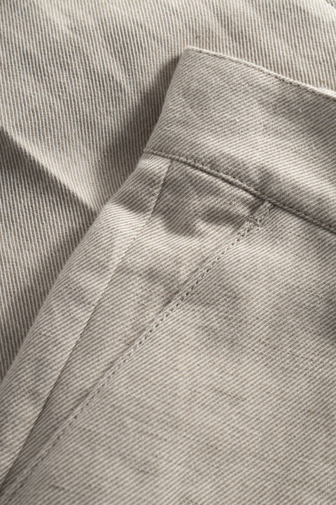 Rue de Tokyo PILU PANTS SOLID BEIGE TWILL PANTS SOLID BEIGE TWILL