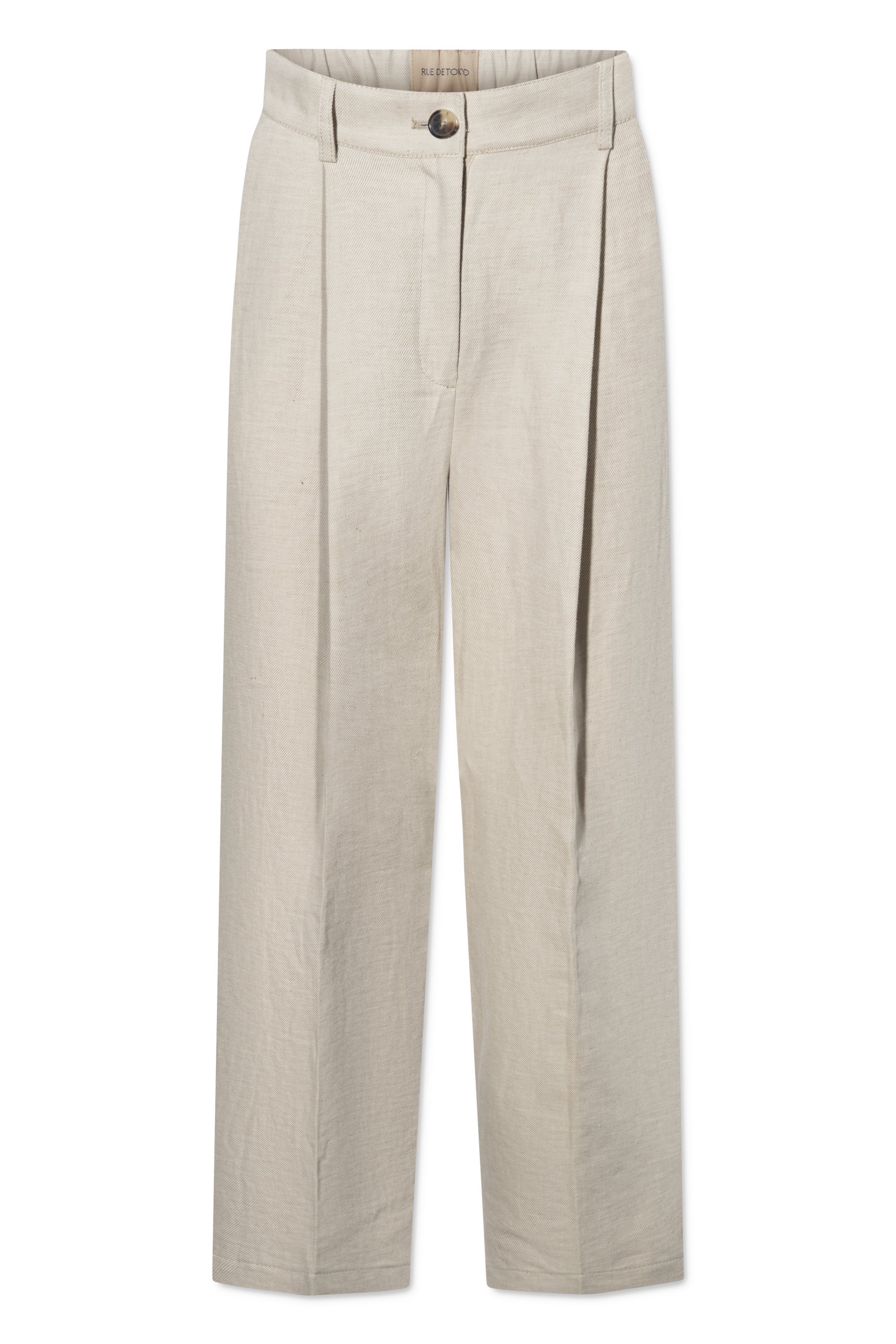Rue de Tokyo PILU PANTS SOLID BEIGE TWILL PANTS SOLID BEIGE TWILL