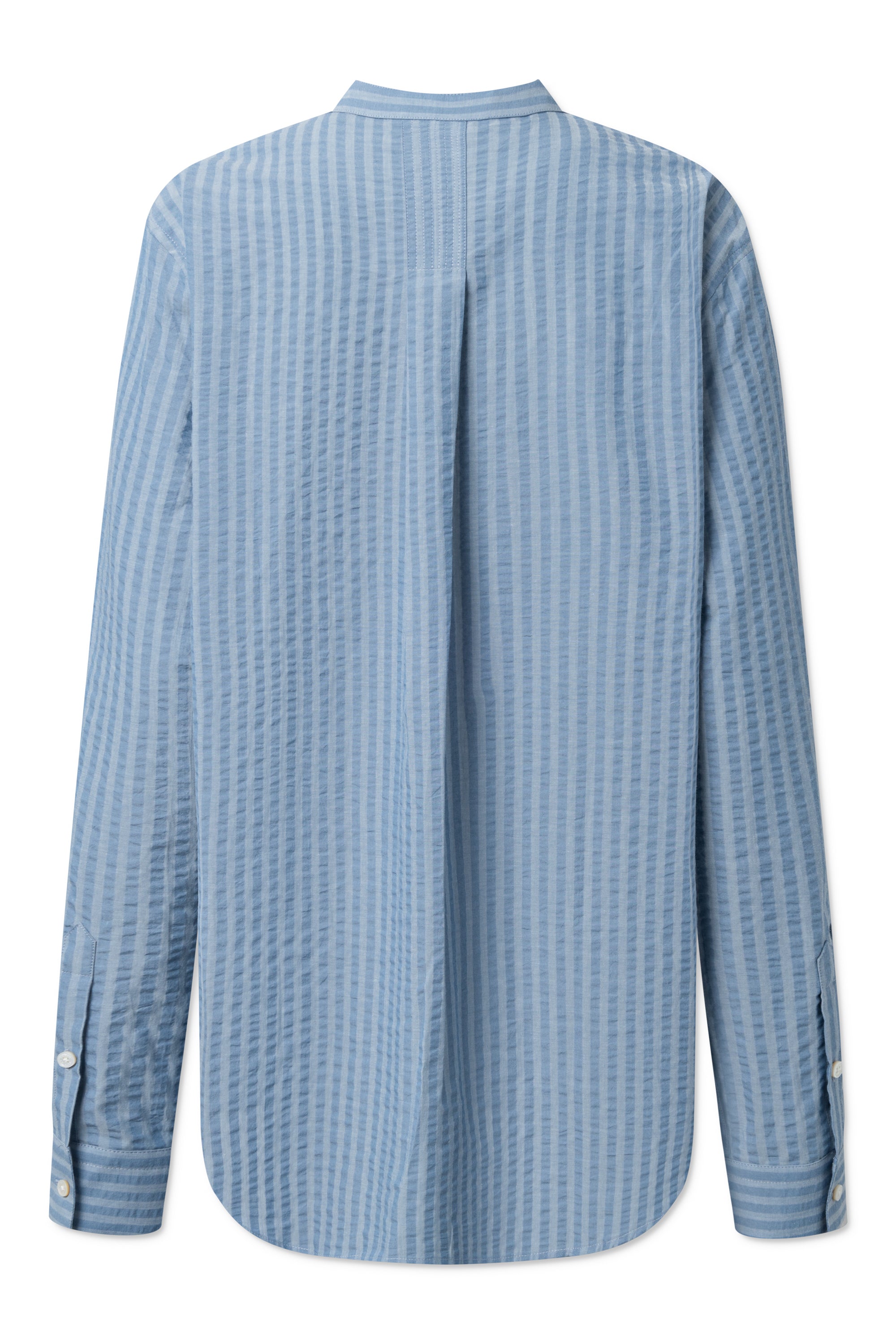 Rue de Tokyo SANTIAGO SHIRT BLUE/LIGHT BLUE STRIPE Shirts BLUE/LIGHT BLUE STRIPE
