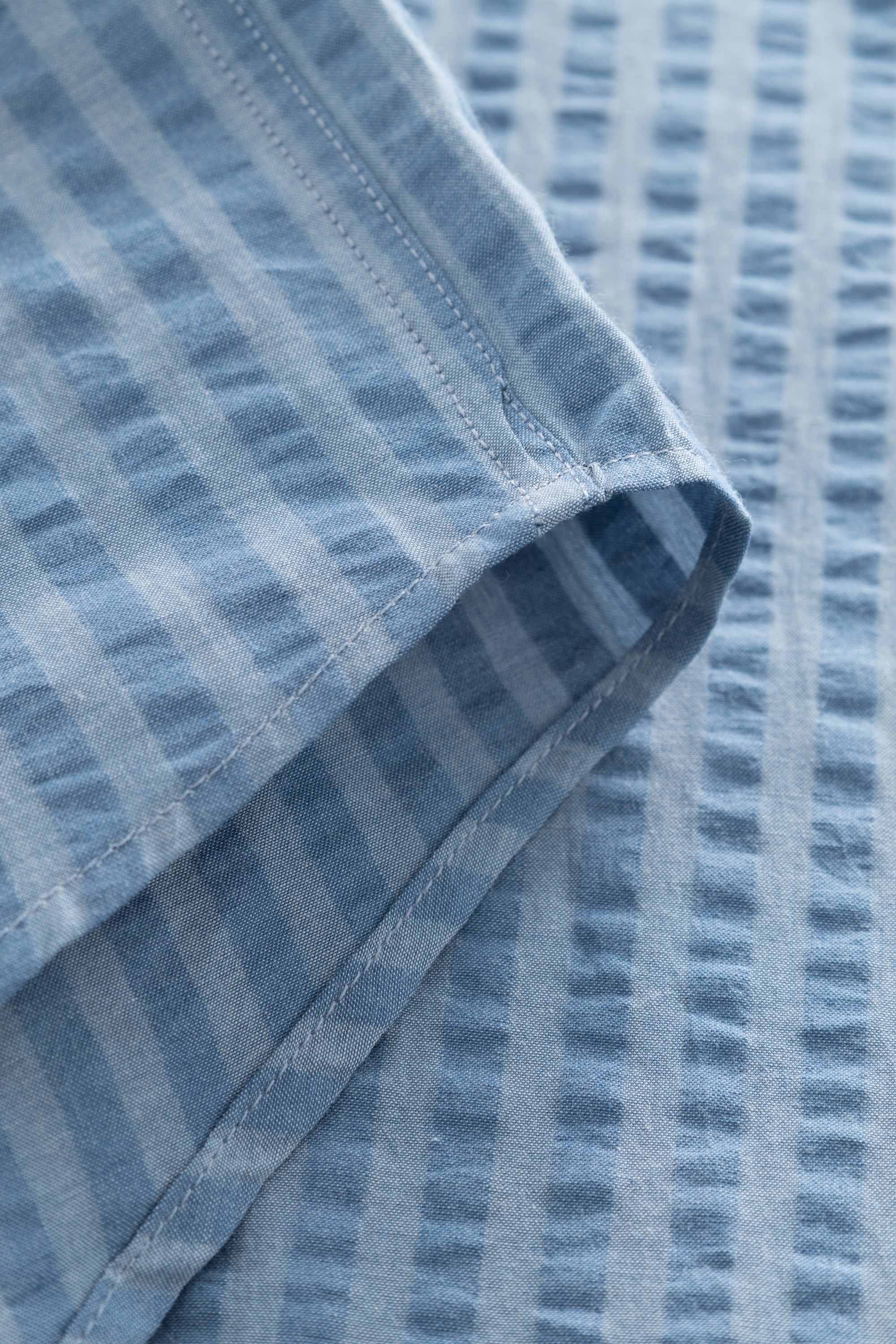Rue de Tokyo SANTIAGO SHIRT BLUE/LIGHT BLUE STRIPE Shirts BLUE/LIGHT BLUE STRIPE