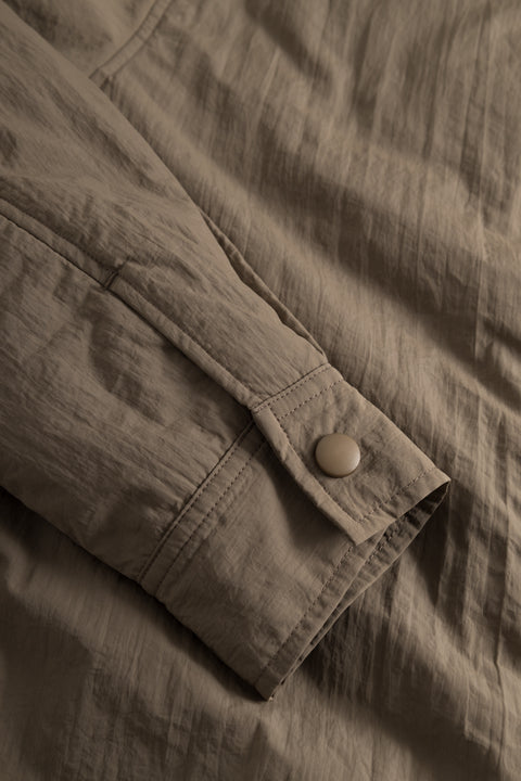 Rue de Tokyo SERGIO SHIRT DARK TAUPE SHIRTS DARK TAUPE